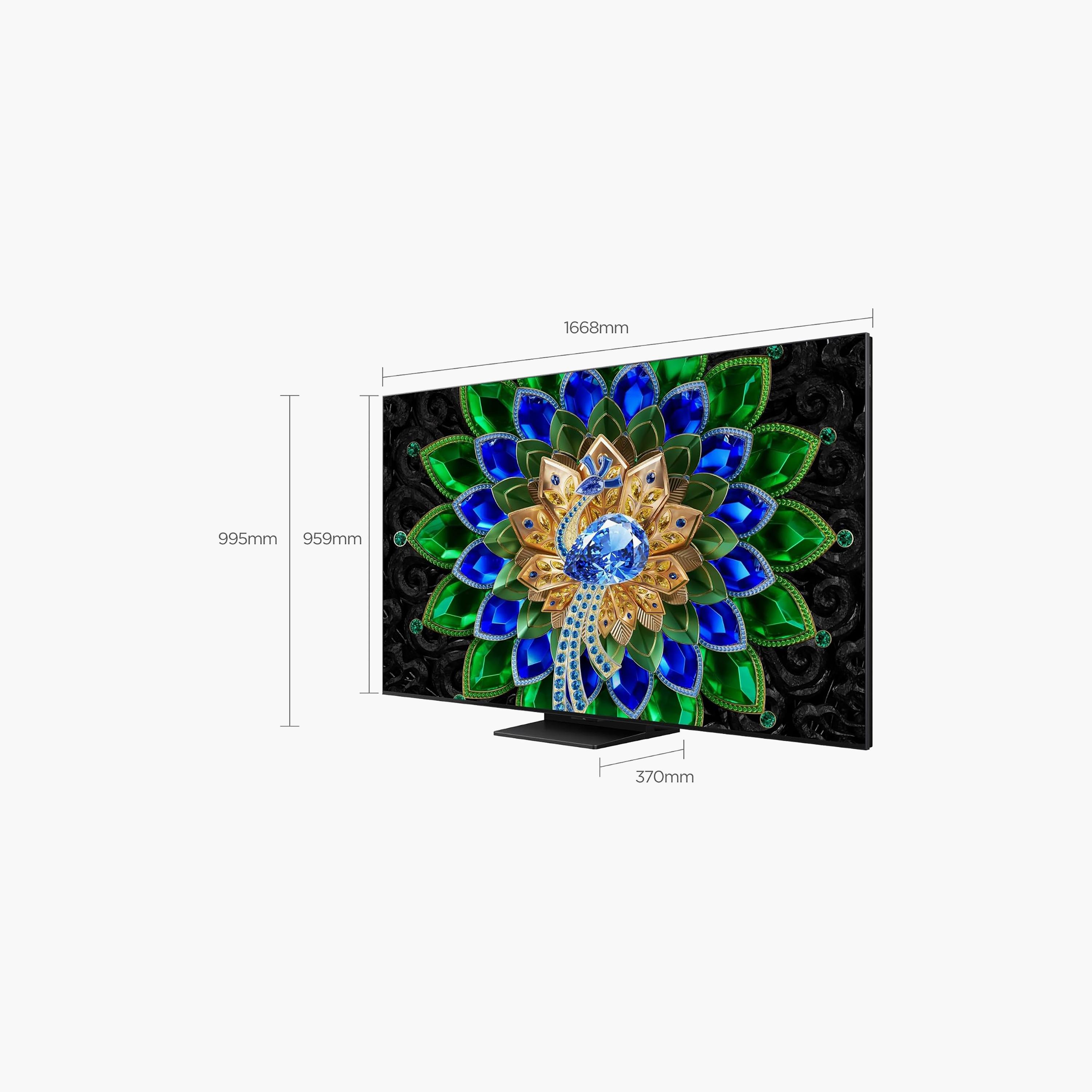 TCL 75 inch QD-Mini LED Google TV Bluetooth 5.4 144 Hz 2500 nits 75A400U-electronics-televisionandvideo-image-13