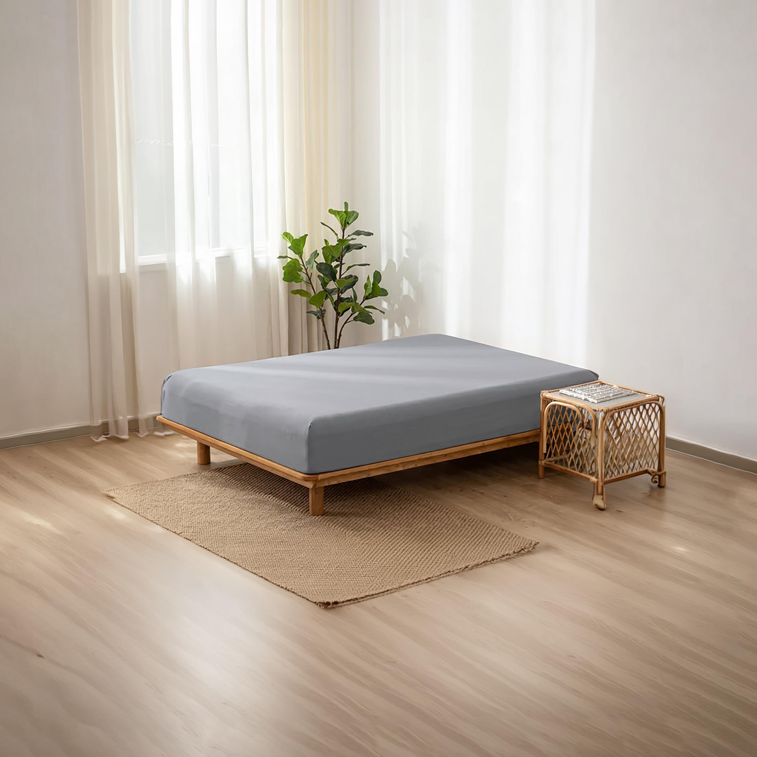 ملاءة سرير دونيتيلا الحديثة المضادة للحساسية مقاس سوبر كينج - 200 × 200 سم-household-bedding-sheetsandpillowcases-fittedsheets-image-1