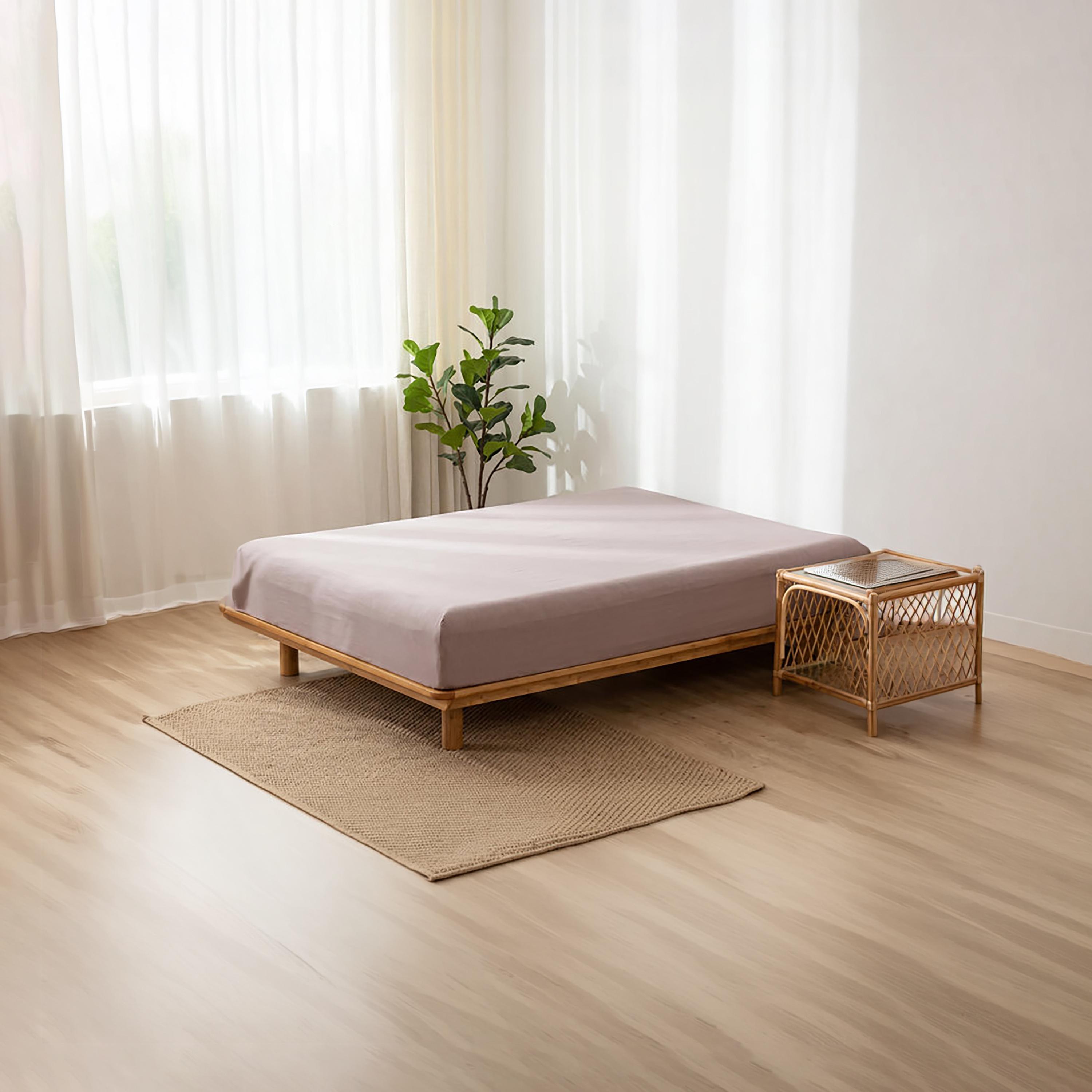 ملاءة سرير دونيتيلا الحديثة المضادة للحساسية مقاس سوبر كينج - 200 × 200 سم-household-bedding-sheetsandpillowcases-fittedsheets-image-1