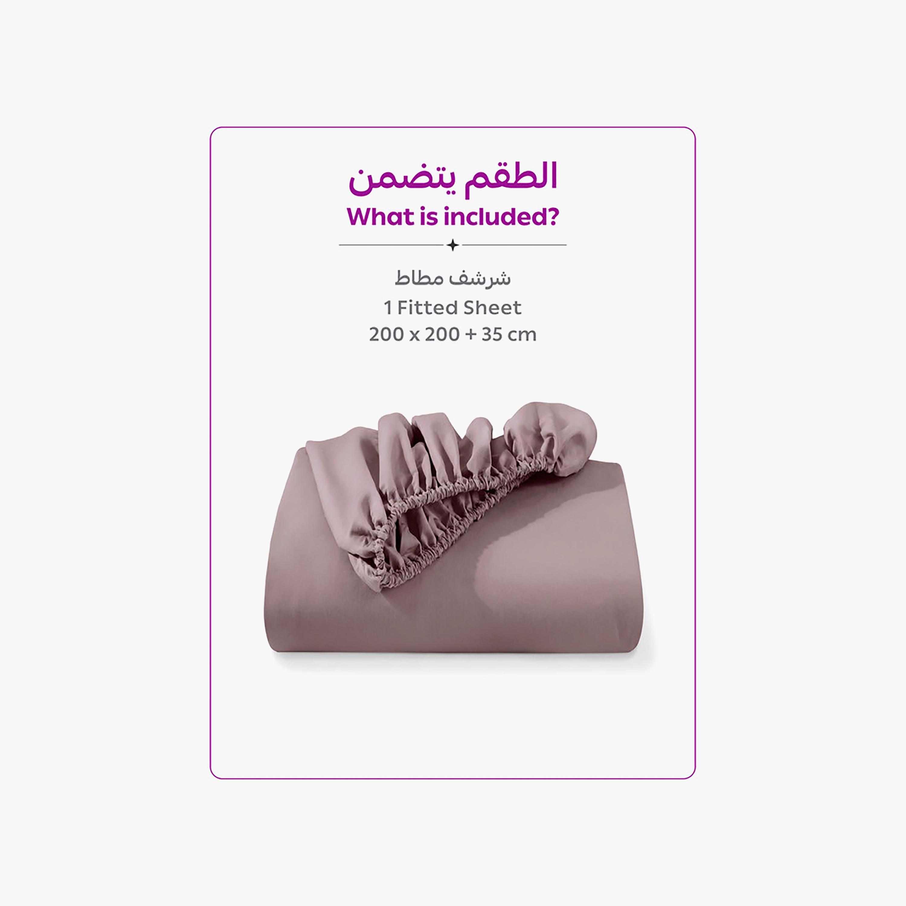 ملاءة سرير دونيتيلا الحديثة المضادة للحساسية مقاس سوبر كينج - 200 × 200 سم-household-bedding-sheetsandpillowcases-fittedsheets-image-3