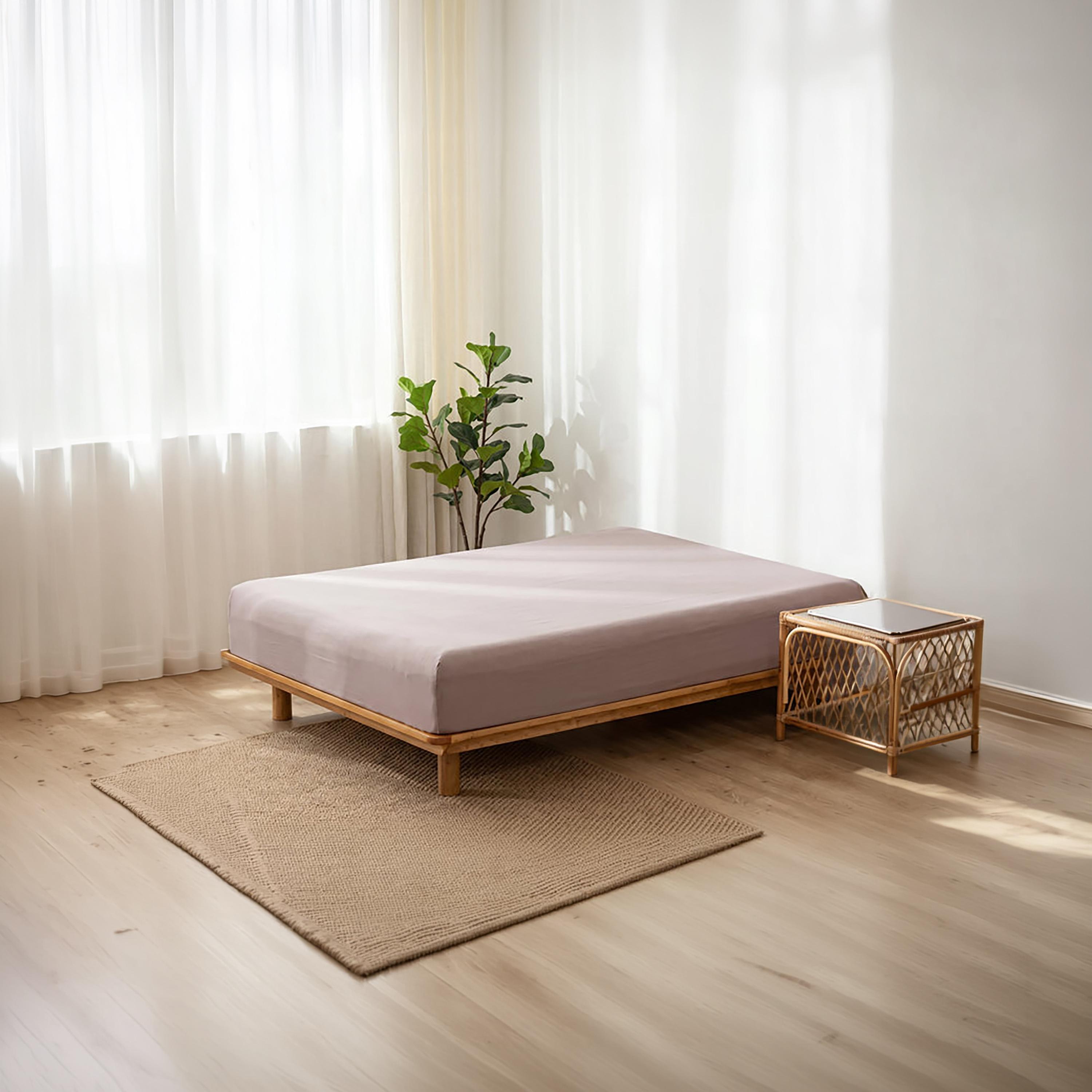 ملاءة سرير دونيتيلا الحديثة المضادة للحساسية مقاس سوبر كينج - 200 × 200 سم-household-bedding-sheetsandpillowcases-fittedsheets-image-1
