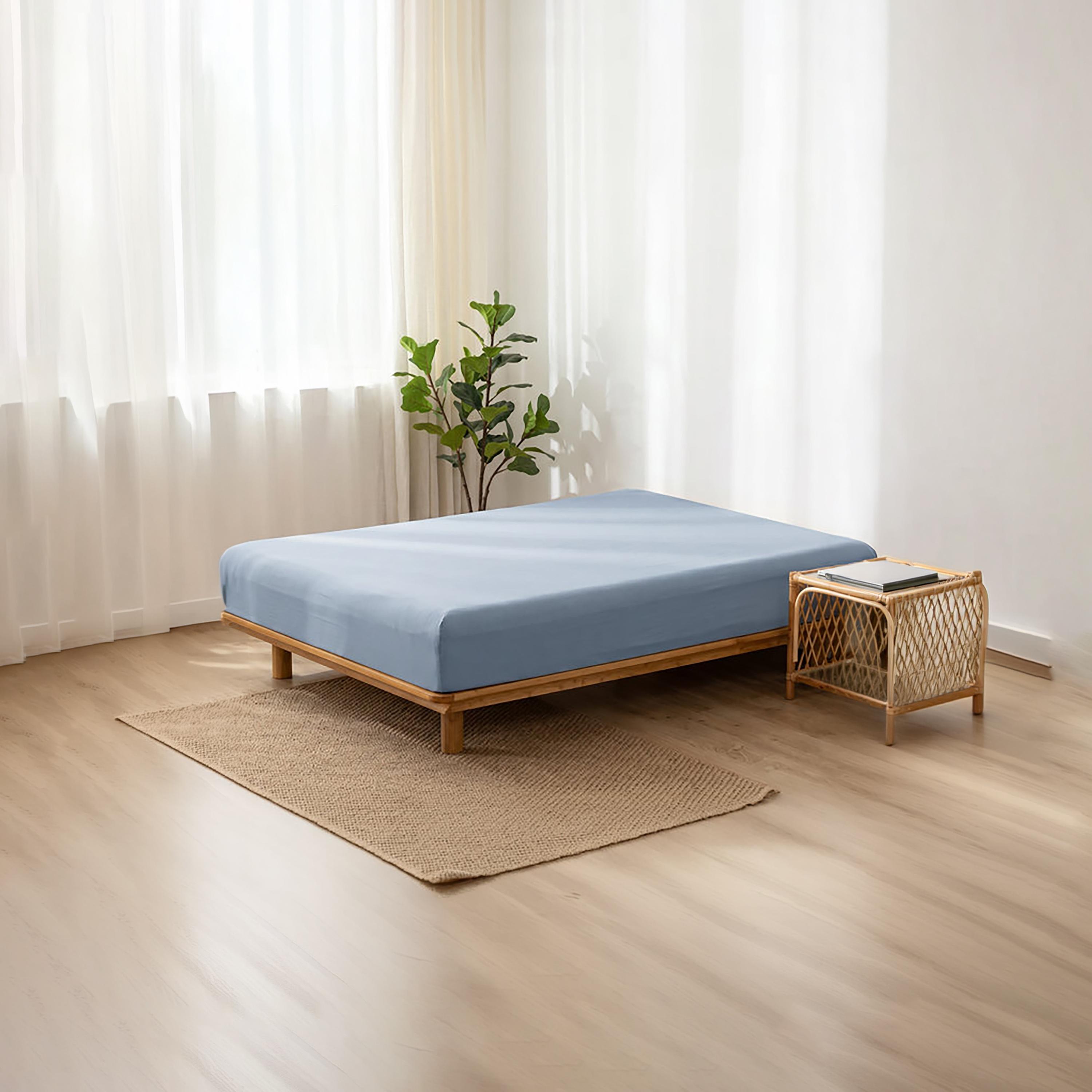 ملاءة سرير دونيتيلا الحديثة المضادة للحساسية مقاس سوبر كينج - 200 × 200 سم-household-bedding-sheetsandpillowcases-fittedsheets-image-1