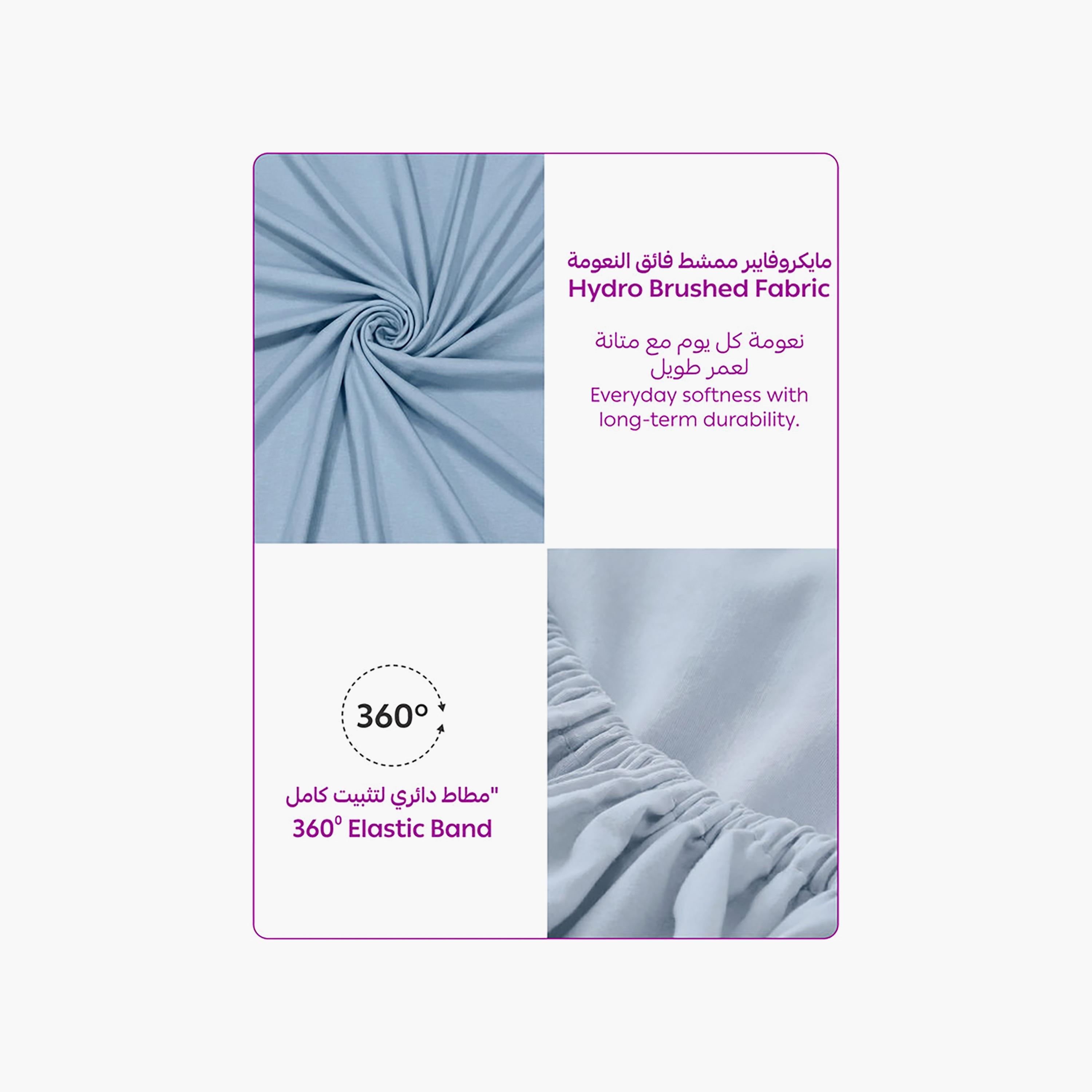 ملاءة سرير دونيتيلا الحديثة المضادة للحساسية مقاس سوبر كينج - 200 × 200 سم-household-bedding-sheetsandpillowcases-fittedsheets-image-5