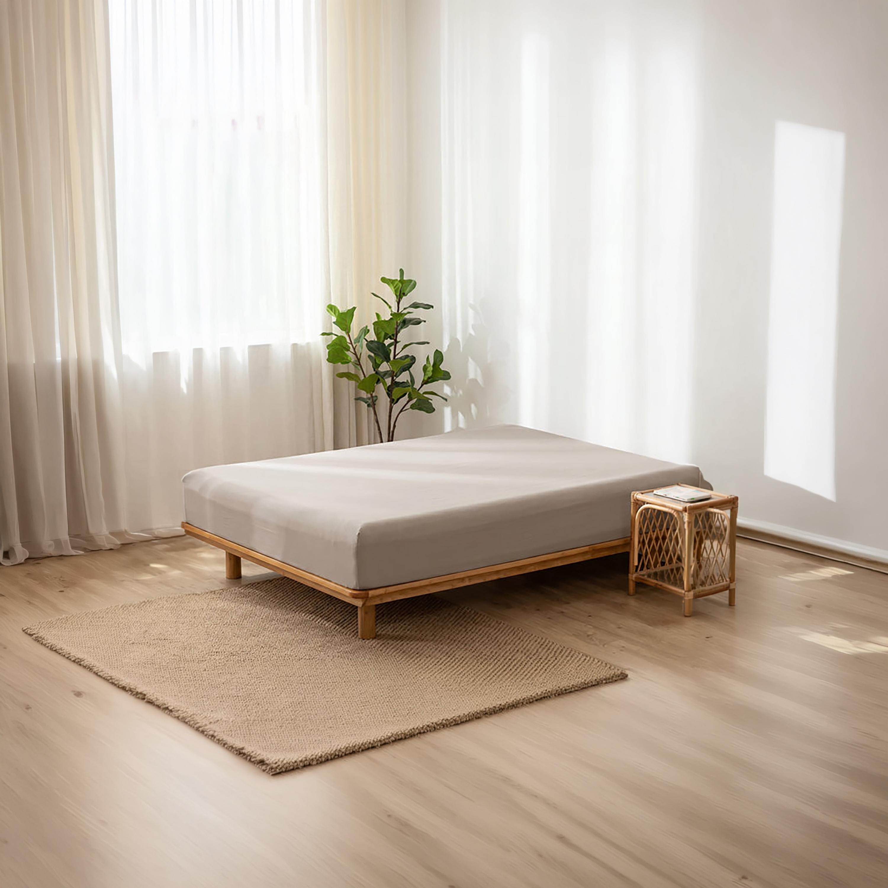 ملاءة سرير دونيتيلا الحديثة المضادة للحساسية مقاس سوبر كينج - 200 × 200 سم-household-bedding-sheetsandpillowcases-fittedsheets-image-1