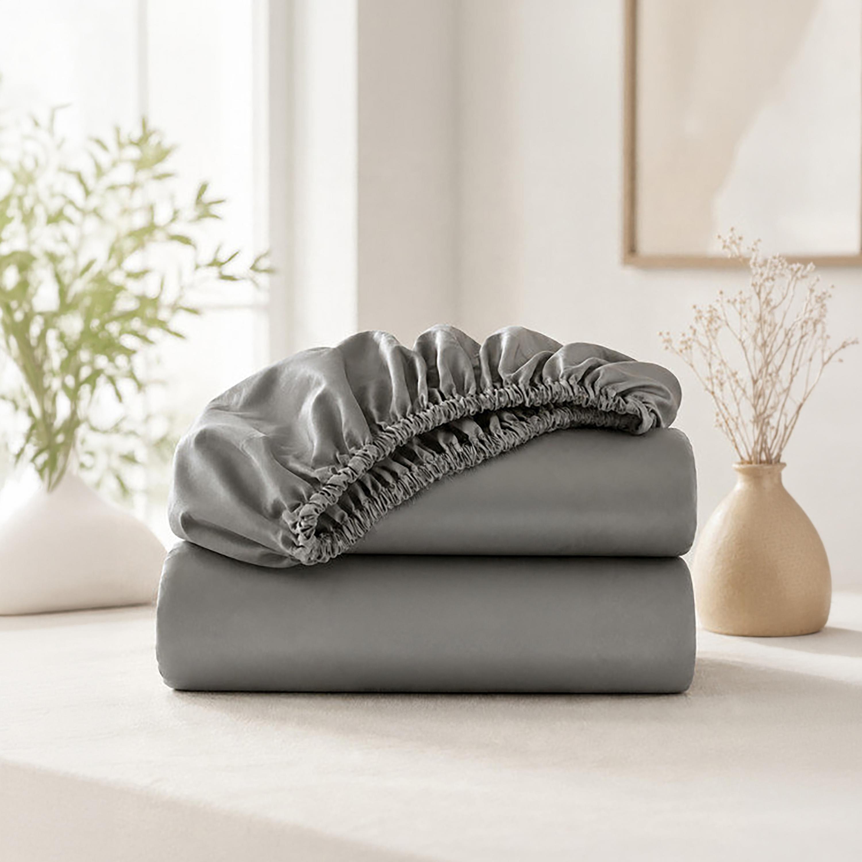 ملاءة سرير دونيتيلا الحديثة المضادة للحساسية مقاس سوبر كينج - 200 × 200 سم-household-bedding-sheetsandpillowcases-fittedsheets-image-1