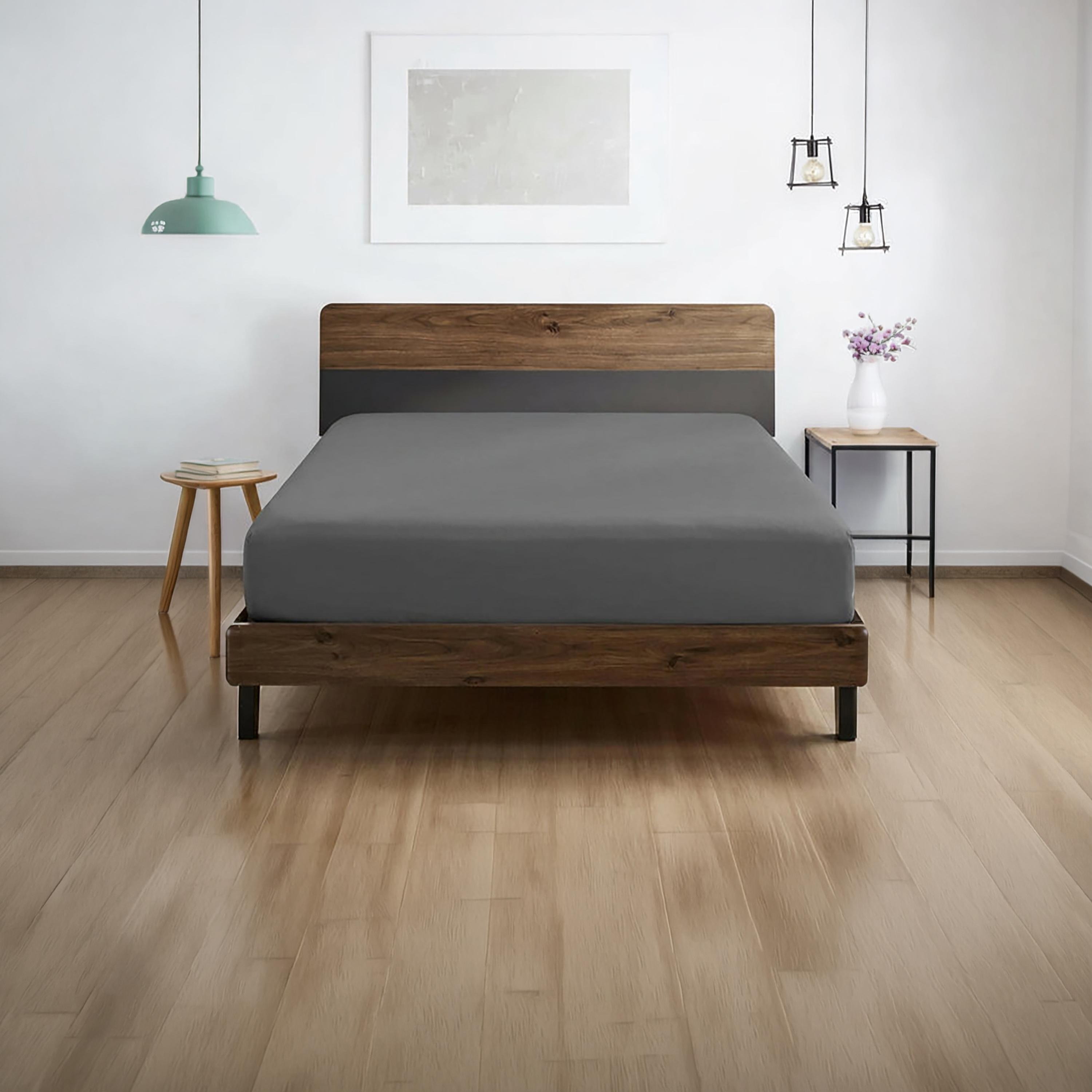 ملاءة سرير دونيتيلا الحديثة المضادة للحساسية مقاس سوبر كينج - 200 × 200 سم-household-bedding-sheetsandpillowcases-fittedsheets-image-2