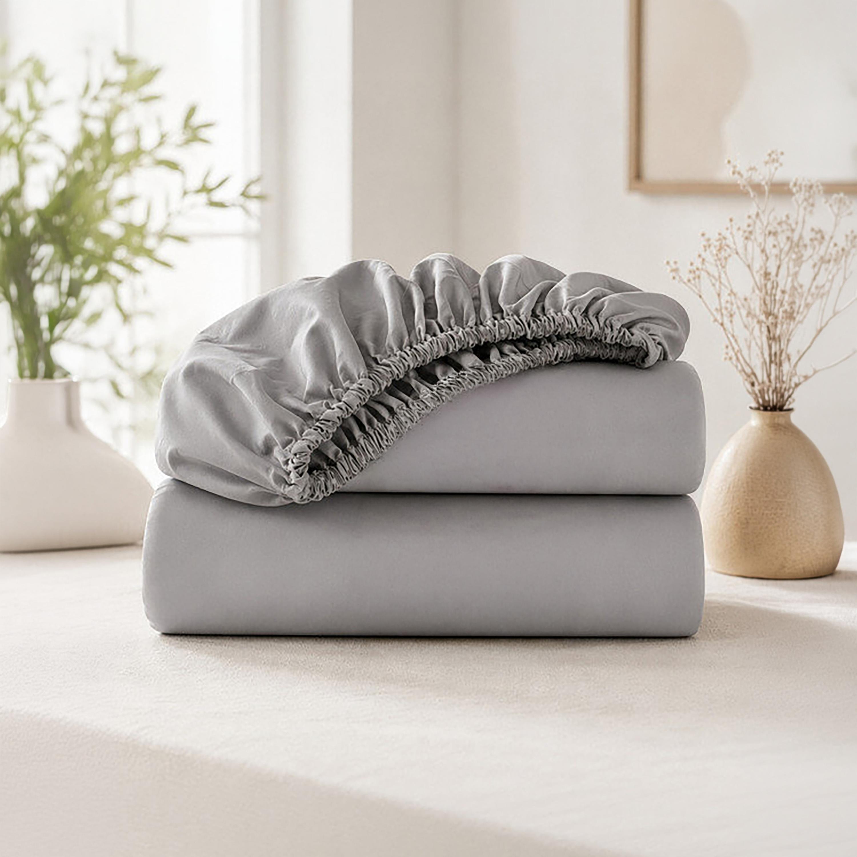 Donetella Modern Hypoallergenic Super King Fitted Sheet - 200X200Cm-household-bedding-sheetsandpillowcases-fittedsheets-image-1