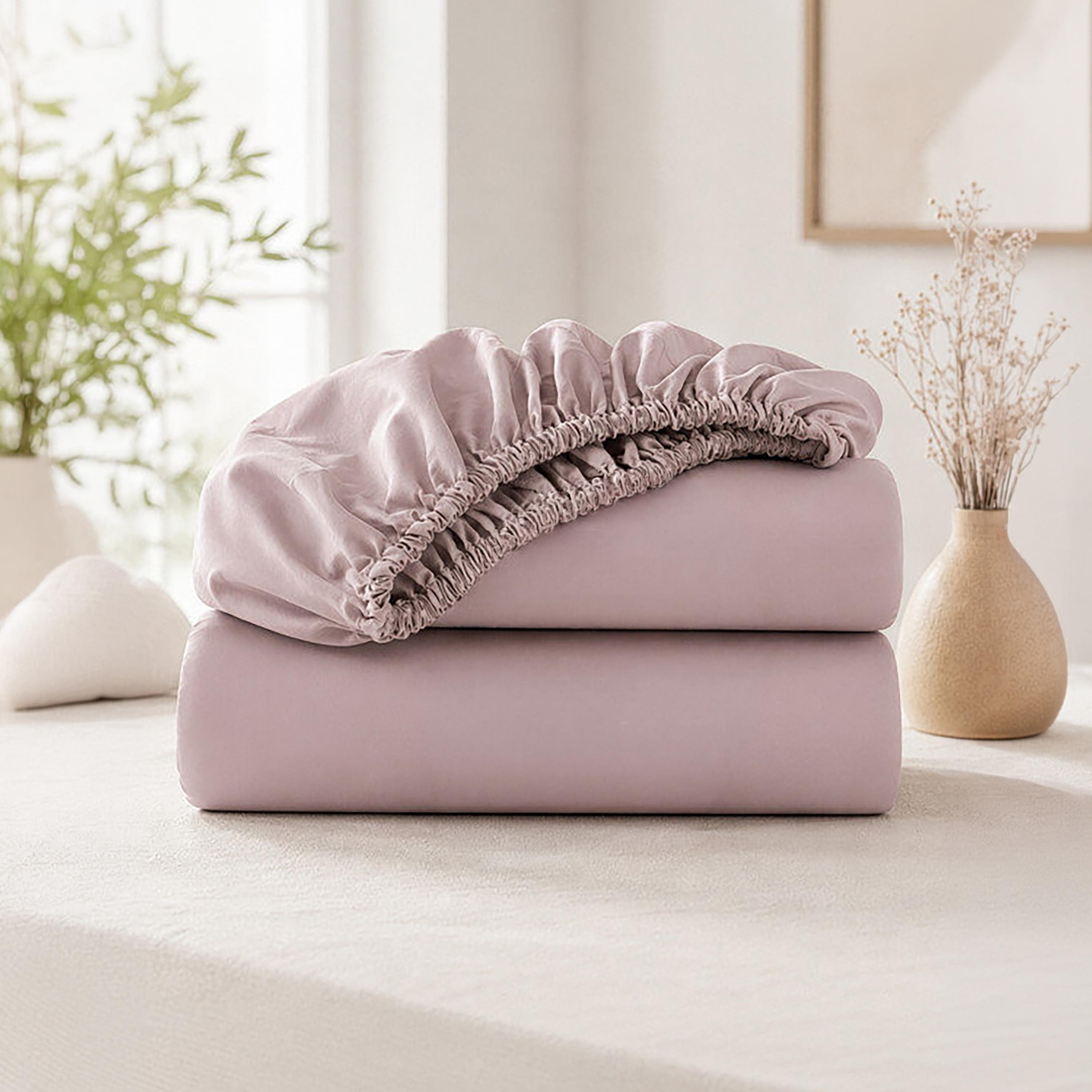ملاءة سرير دونيتيلا الحديثة المضادة للحساسية مقاس سوبر كينج - 200 × 200 سم-household-bedding-sheetsandpillowcases-fittedsheets-image-1