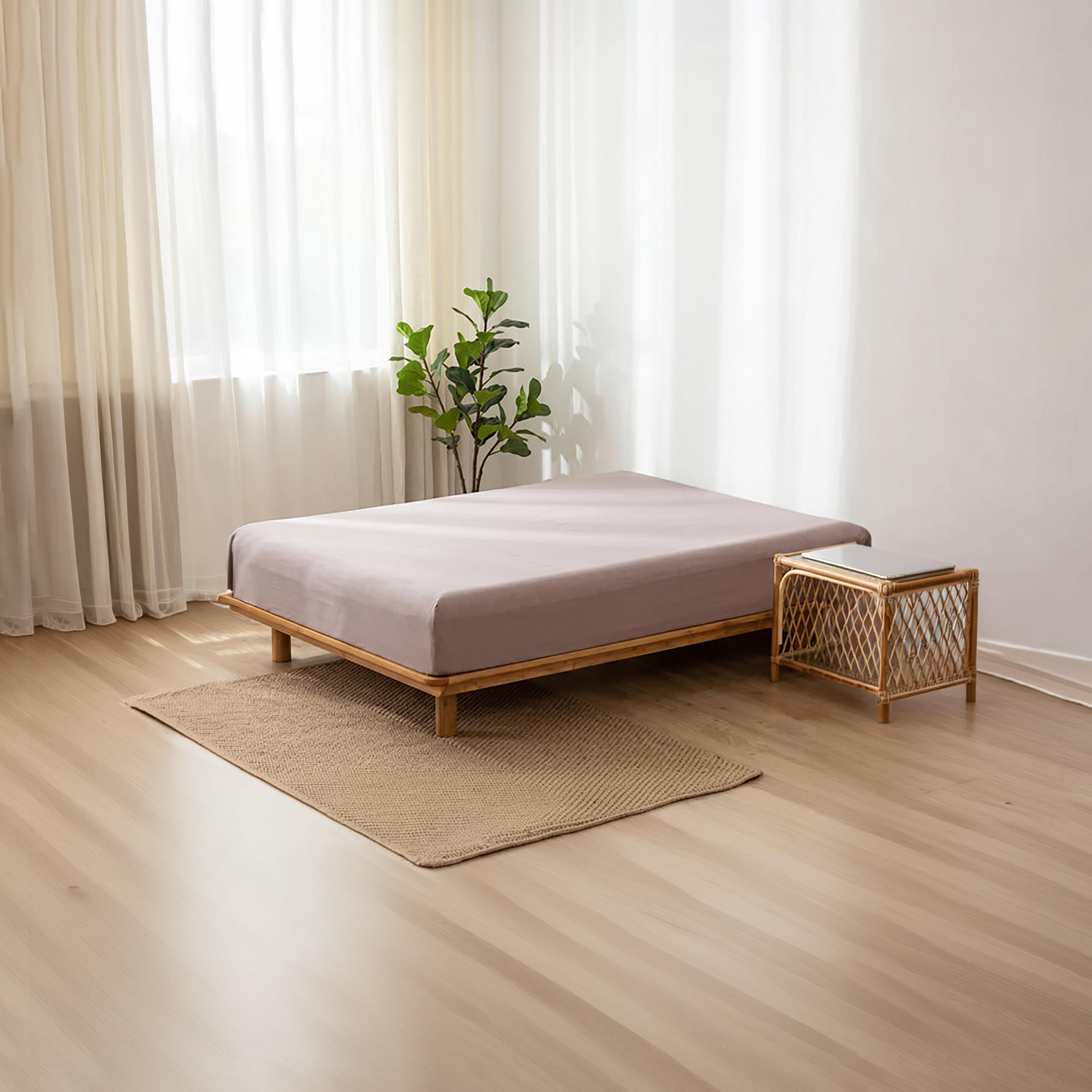 ملاءة سرير دونيتيلا الحديثة المضادة للحساسية مقاس سوبر كينج - 200 × 200 سم-household-bedding-sheetsandpillowcases-fittedsheets-image-3