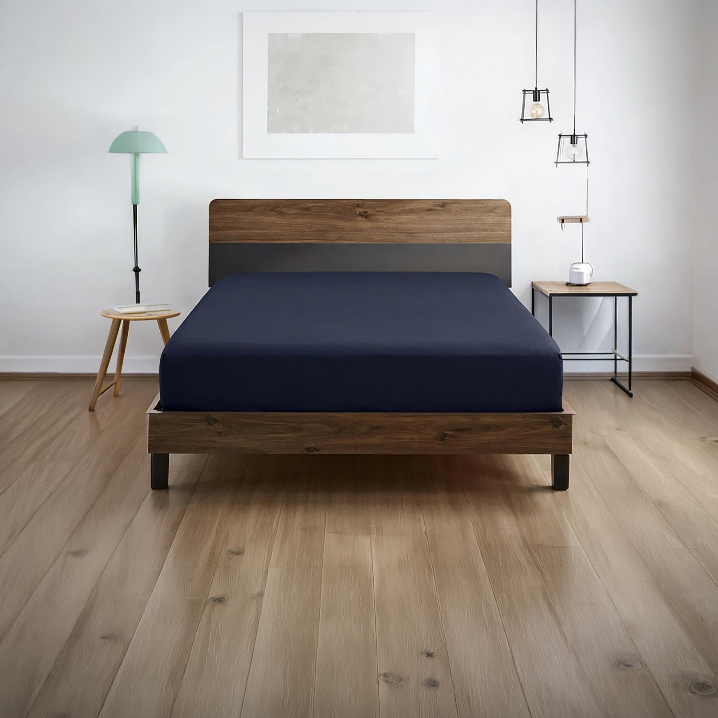 ملاءة سرير دونيتيلا الحديثة المضادة للحساسية مقاس سوبر كينج - 200 × 200 سم-household-bedding-sheetsandpillowcases-fittedsheets-image-2