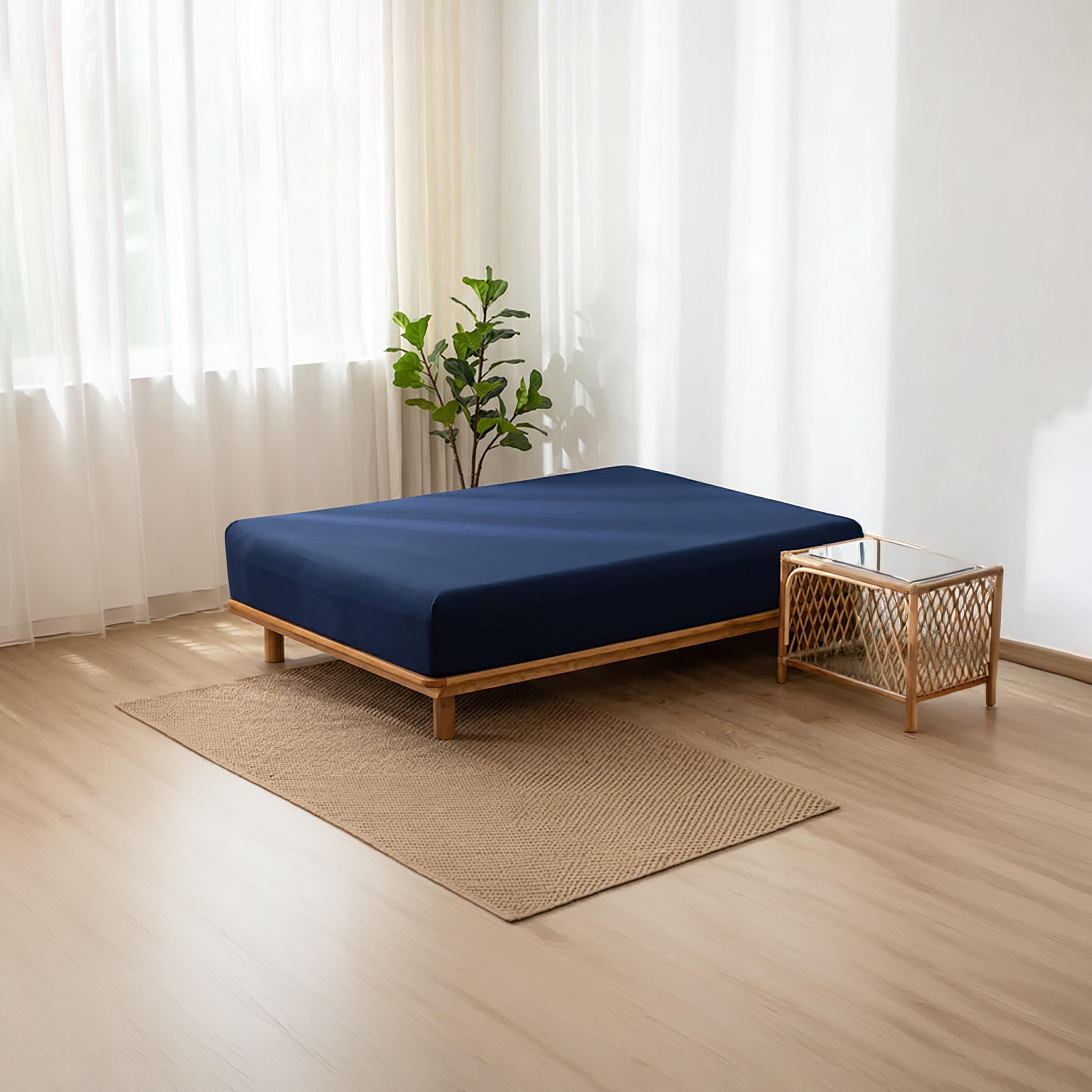 ملاءة سرير دونيتيلا الحديثة المضادة للحساسية مقاس سوبر كينج - 200 × 200 سم-household-bedding-sheetsandpillowcases-fittedsheets-image-3