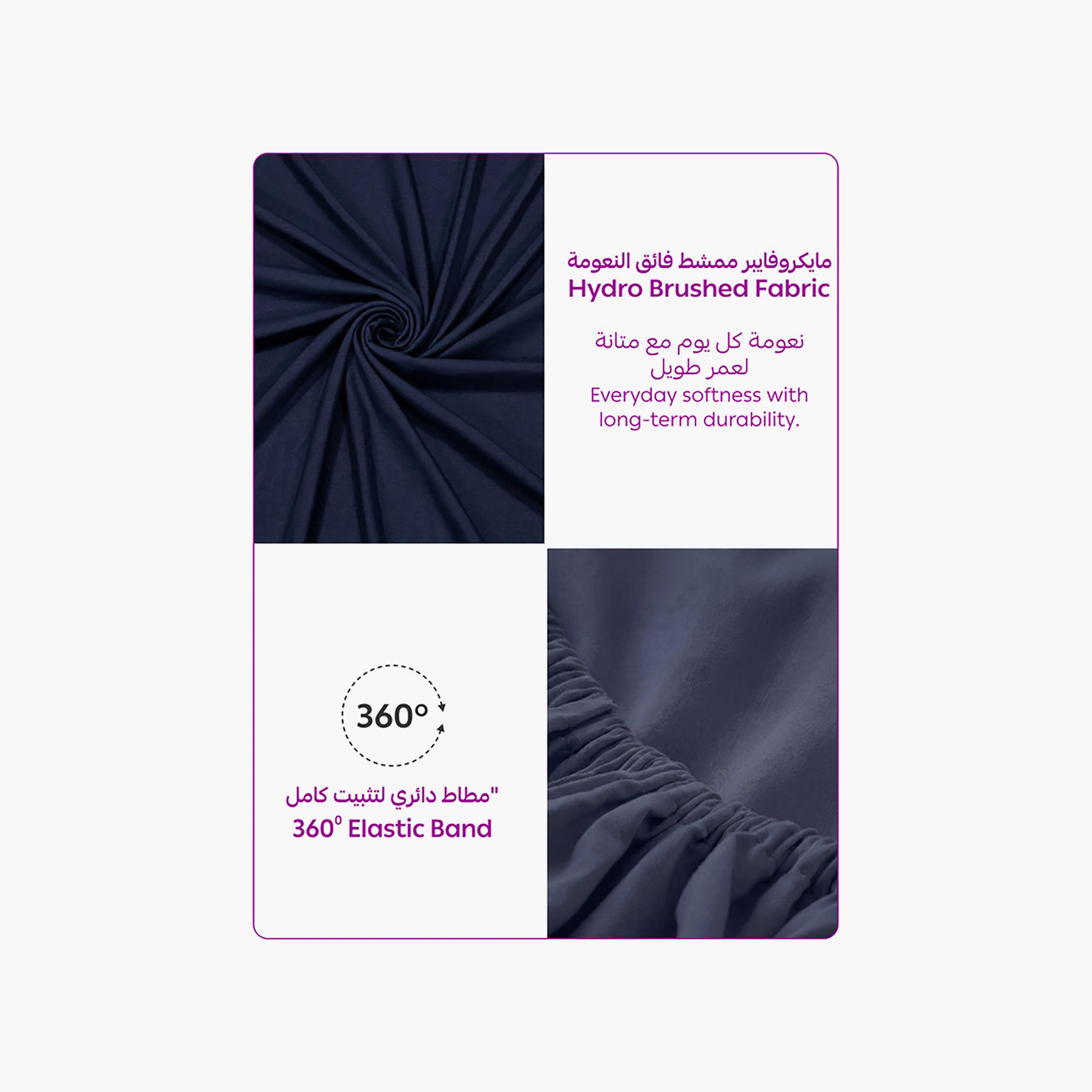 ملاءة سرير دونيتيلا الحديثة المضادة للحساسية مقاس سوبر كينج - 200 × 200 سم-household-bedding-sheetsandpillowcases-fittedsheets-image-6