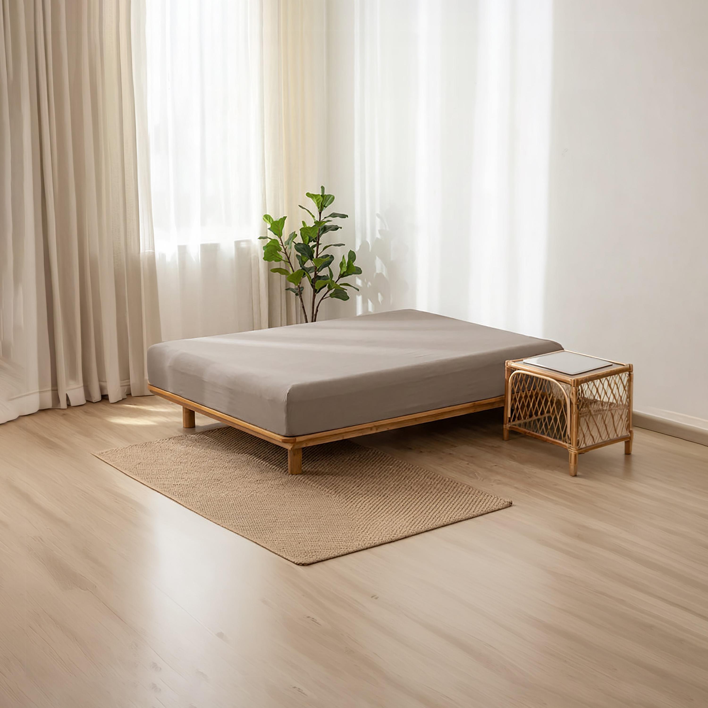 ملاءة سرير دونيتيلا الحديثة المضادة للحساسية مقاس سوبر كينج - 200 × 200 سم-household-bedding-sheetsandpillowcases-fittedsheets-image-3