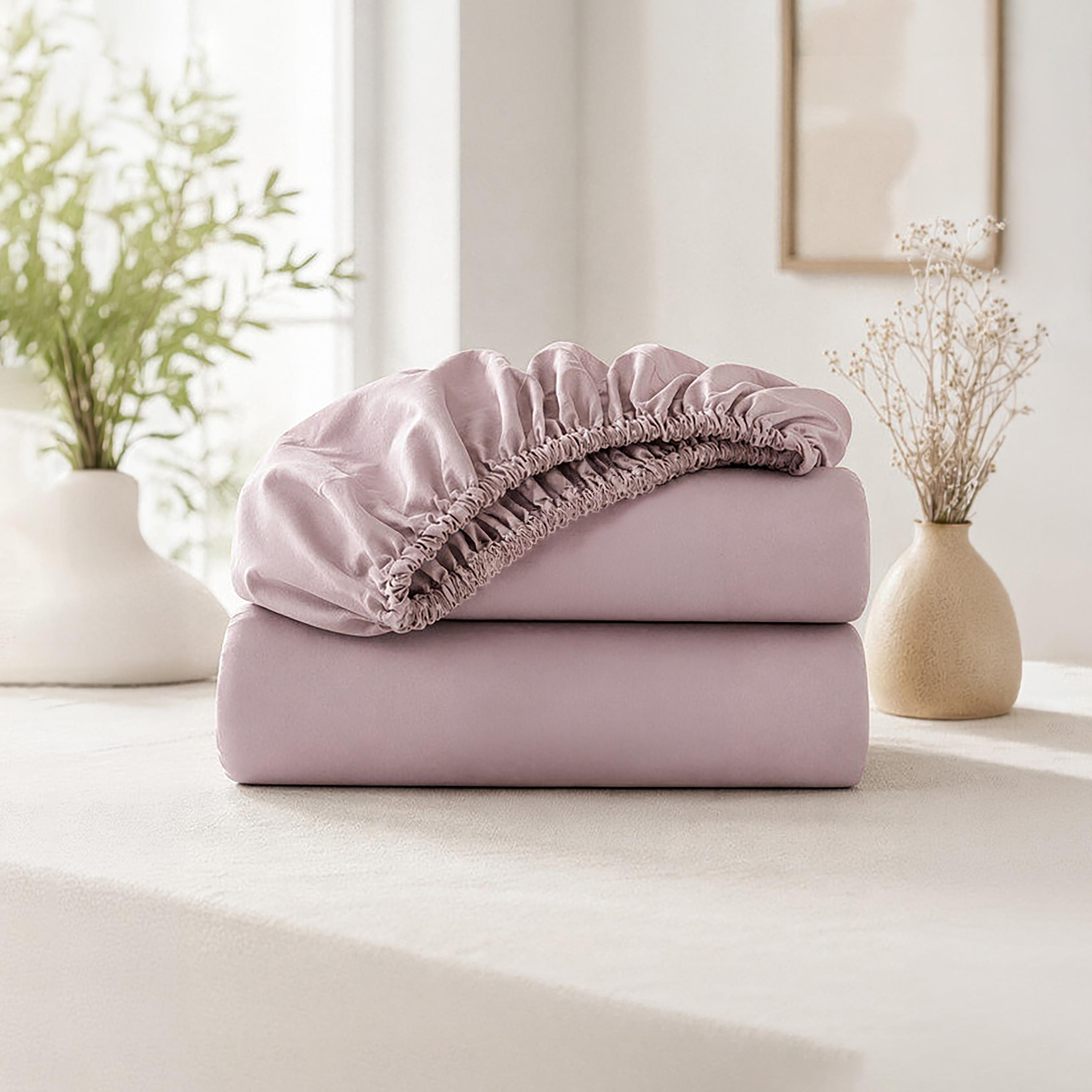 Donetella Modern Hypoallergenic Super King Fitted Sheet - 200X200Cm-household-bedding-sheetsandpillowcases-fittedsheets-image-1