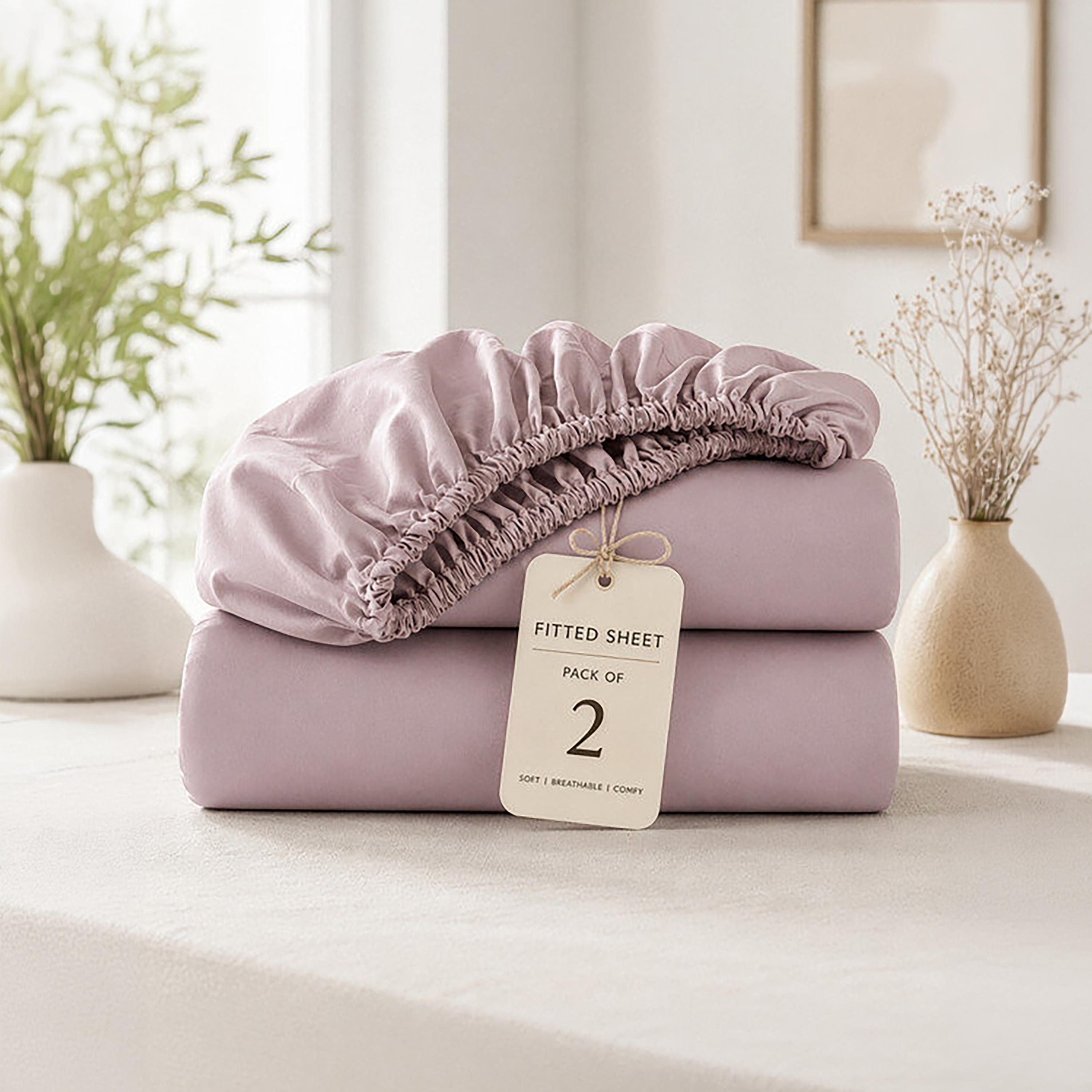 Donetella Modern Hypoallergenic Super King Fitted Sheet - 200X200Cm-household-bedding-sheetsandpillowcases-fittedsheets-image-8