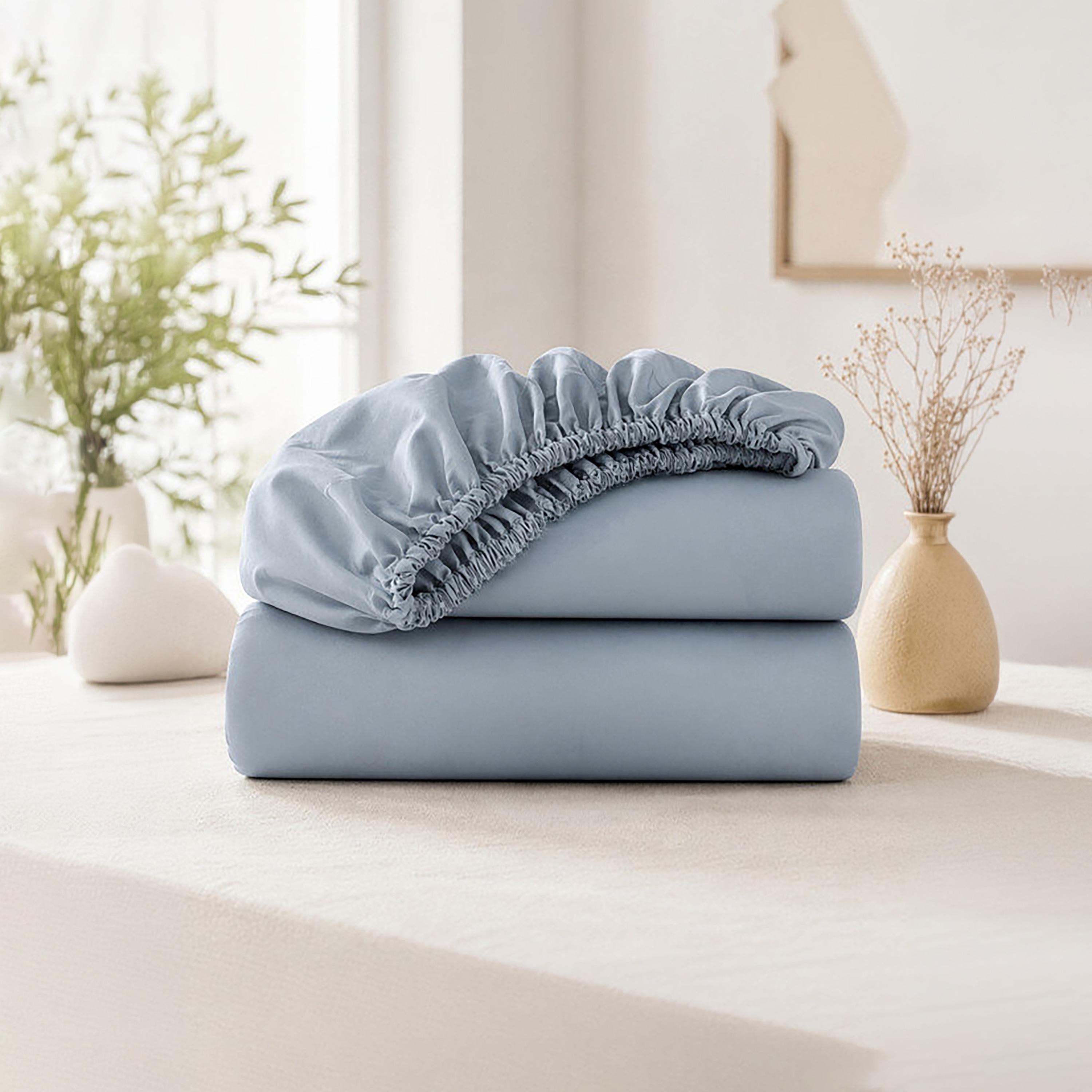 Donetella Modern Hypoallergenic Super King Fitted Sheet - 200X200Cm-household-bedding-sheetsandpillowcases-fittedsheets-image-1