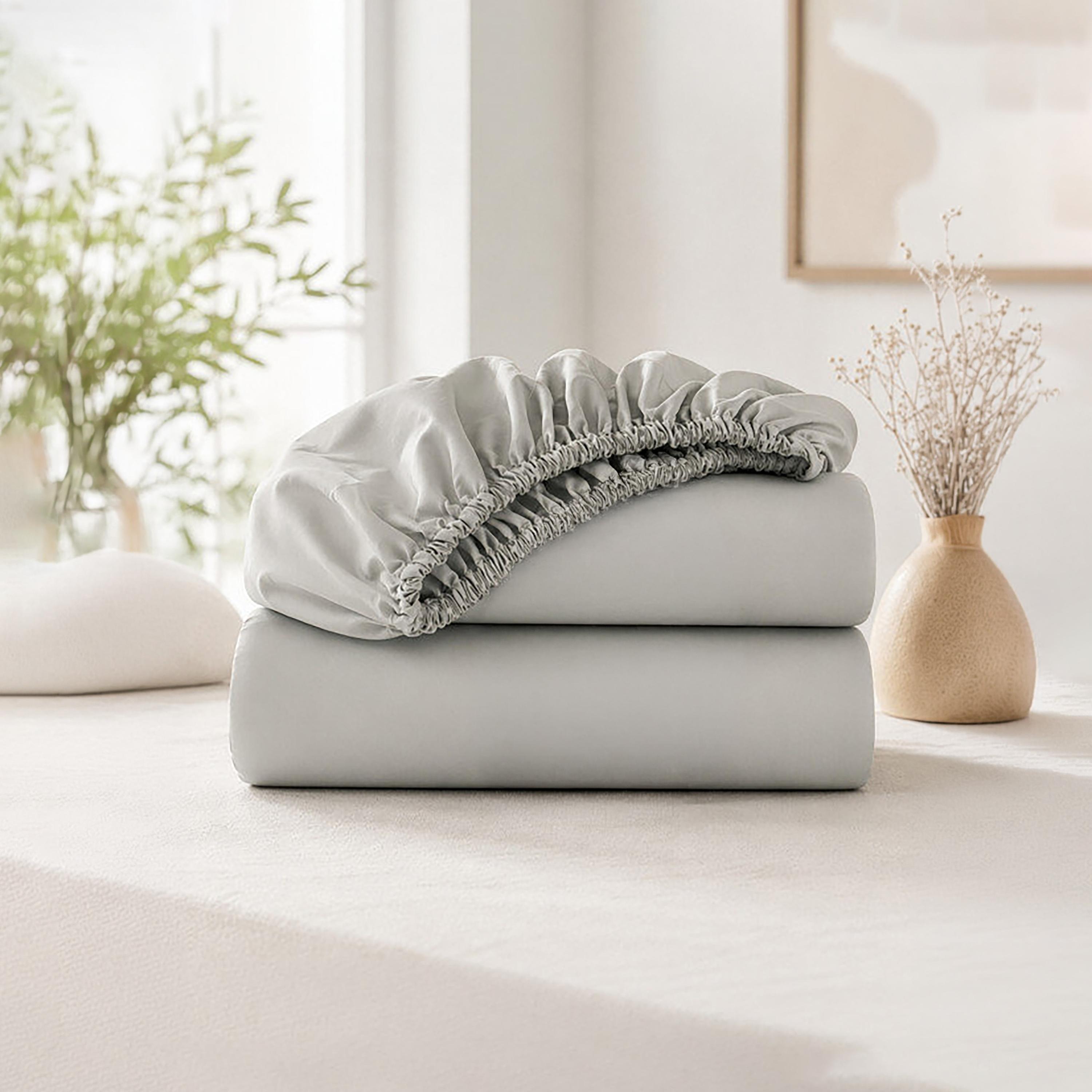 ملاءة سرير دونيتيلا الحديثة المضادة للحساسية مقاس سوبر كينج - 200 × 200 سم-household-bedding-sheetsandpillowcases-fittedsheets-image-1