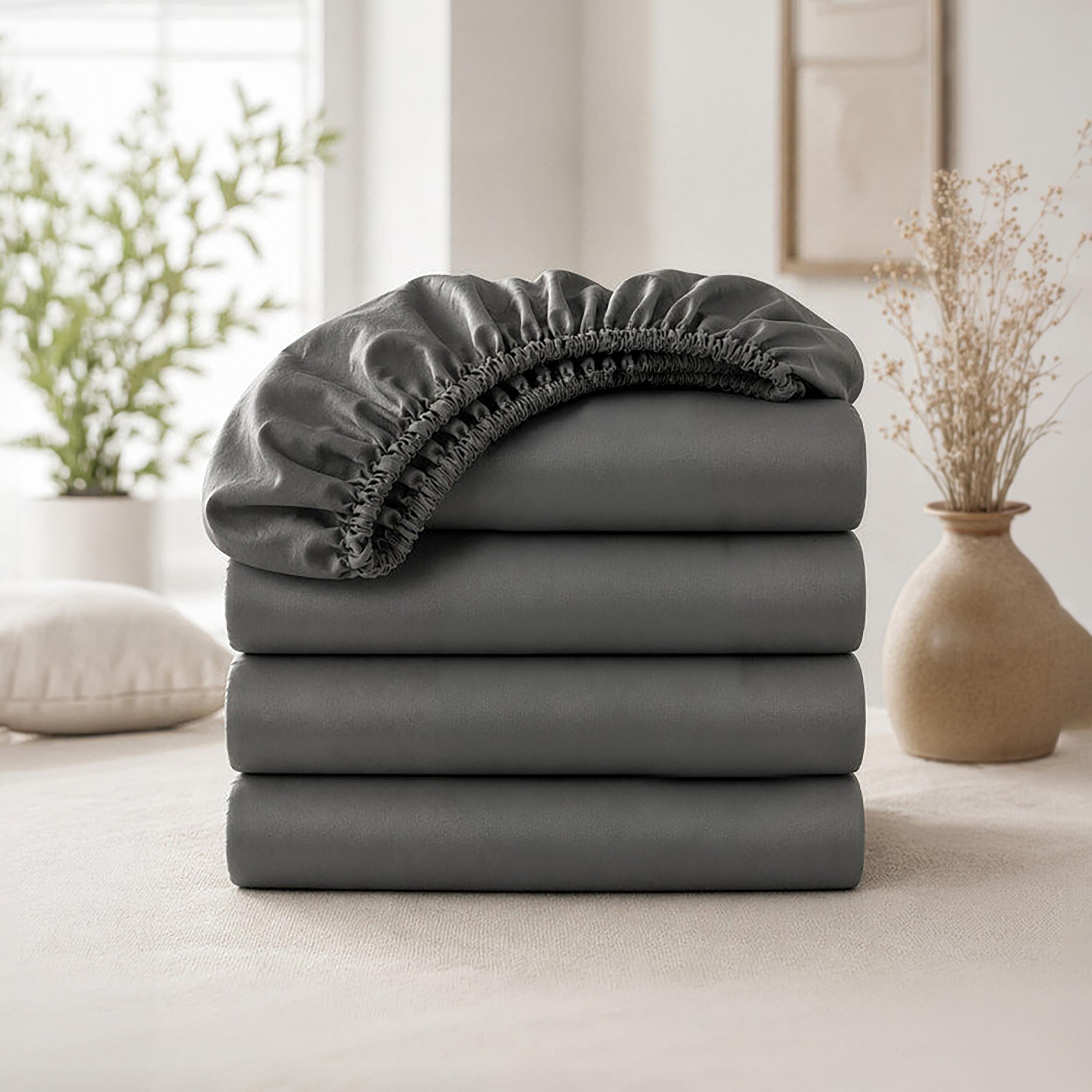ملاءة سرير دونيتيلا الحديثة المضادة للحساسية مقاس سوبر كينج - 200 × 200 سم-household-bedding-sheetsandpillowcases-fittedsheets-image-1