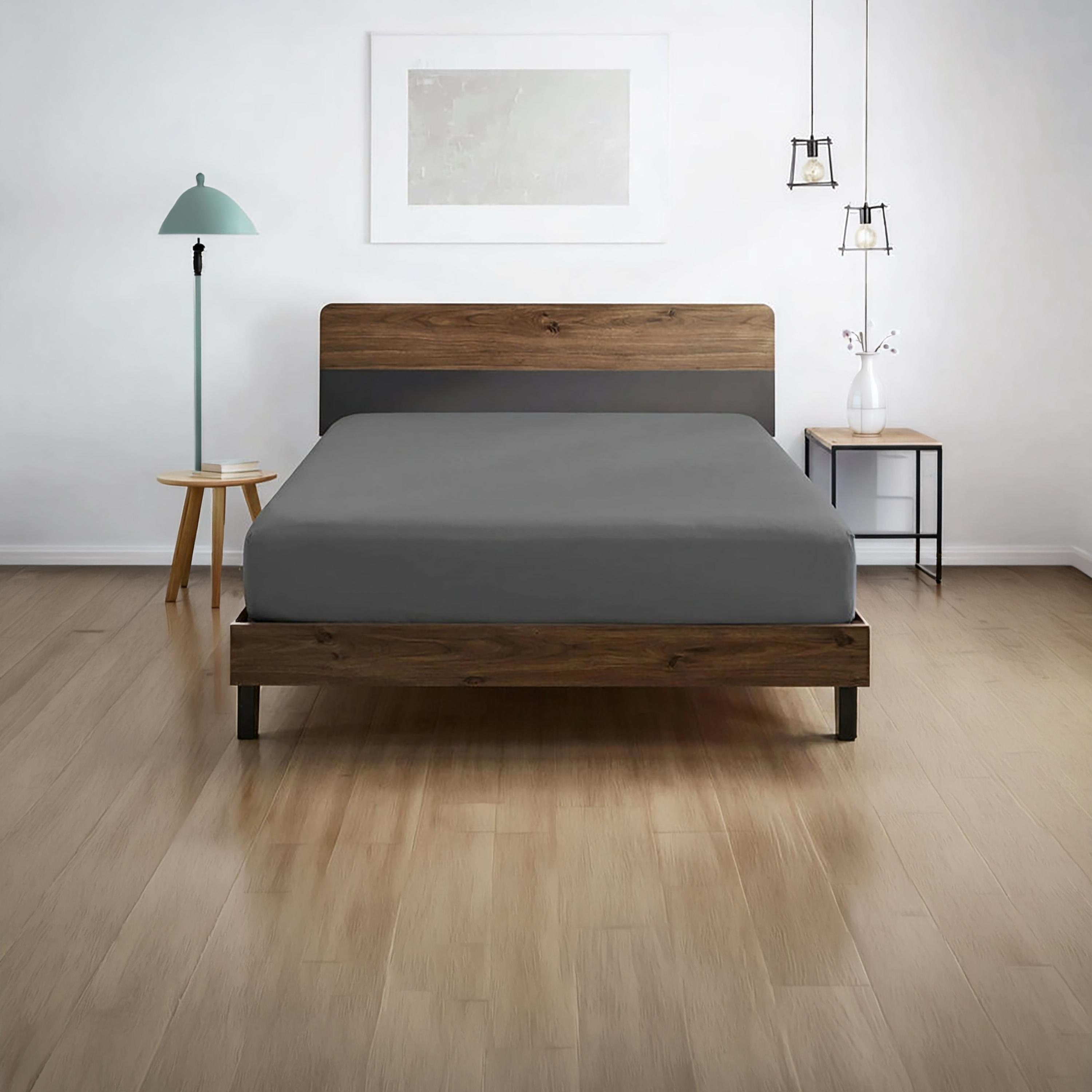 ملاءة سرير دونيتيلا الحديثة المضادة للحساسية مقاس سوبر كينج - 200 × 200 سم-household-bedding-sheetsandpillowcases-fittedsheets-image-2