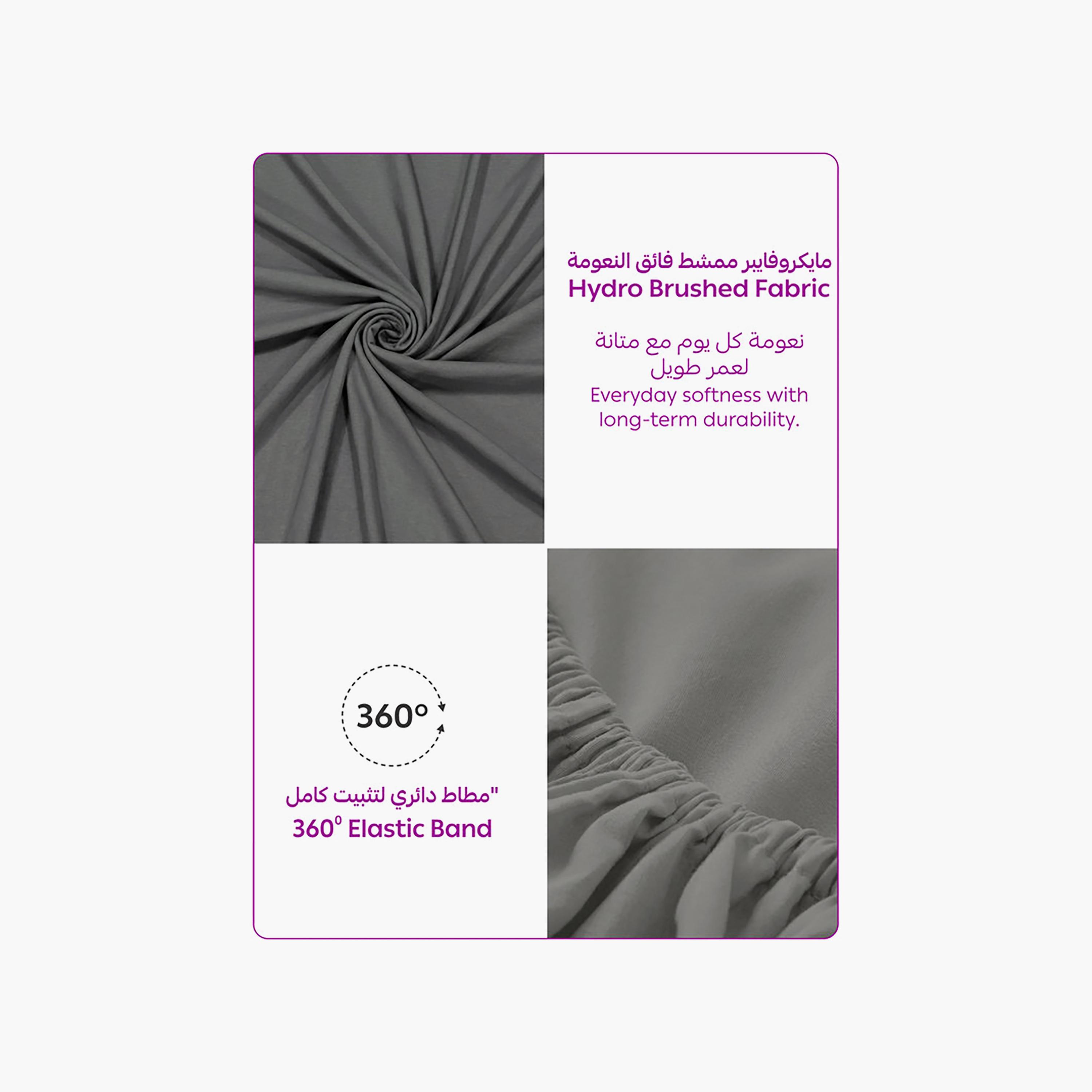ملاءة سرير دونيتيلا الحديثة المضادة للحساسية مقاس سوبر كينج - 200 × 200 سم-household-bedding-sheetsandpillowcases-fittedsheets-image-6