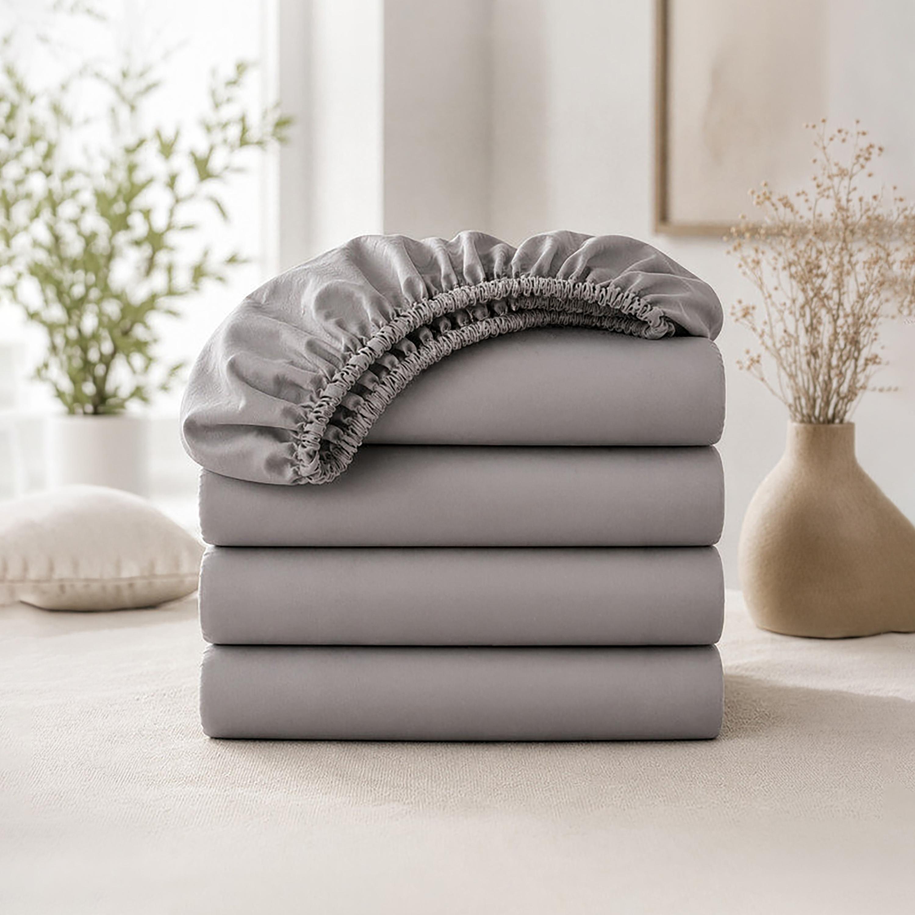 ملاءة سرير دونيتيلا الحديثة المضادة للحساسية مقاس سوبر كينج - 200 × 200 سم-household-bedding-sheetsandpillowcases-fittedsheets-image-1