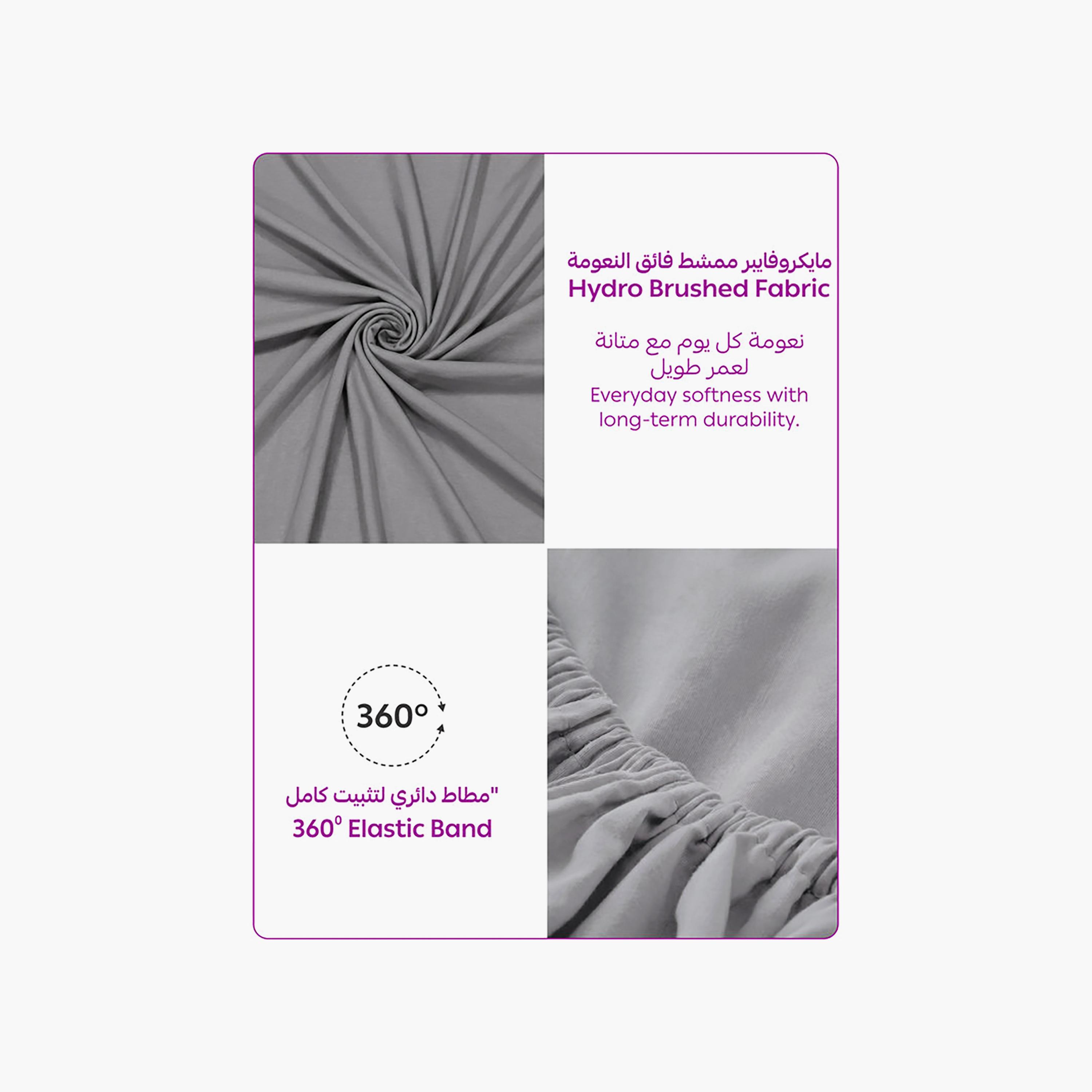 ملاءة سرير دونيتيلا الحديثة المضادة للحساسية مقاس سوبر كينج - 200 × 200 سم-household-bedding-sheetsandpillowcases-fittedsheets-image-6