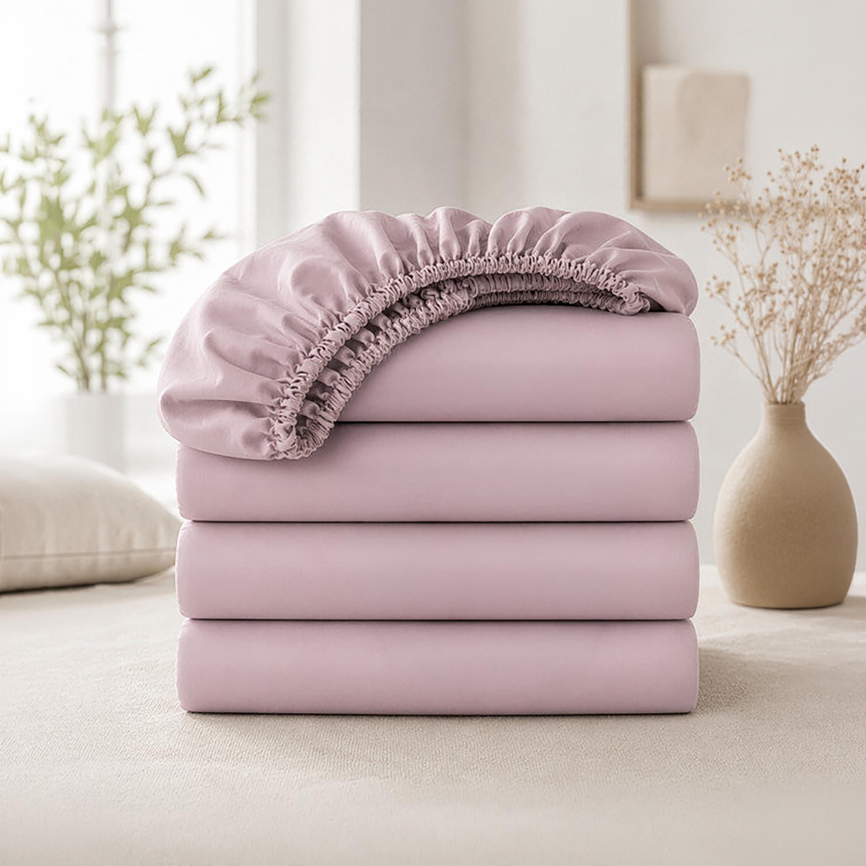 Donetella Modern Hypoallergenic Super King Fitted Sheet - 200X200Cm-household-bedding-sheetsandpillowcases-fittedsheets-image-1