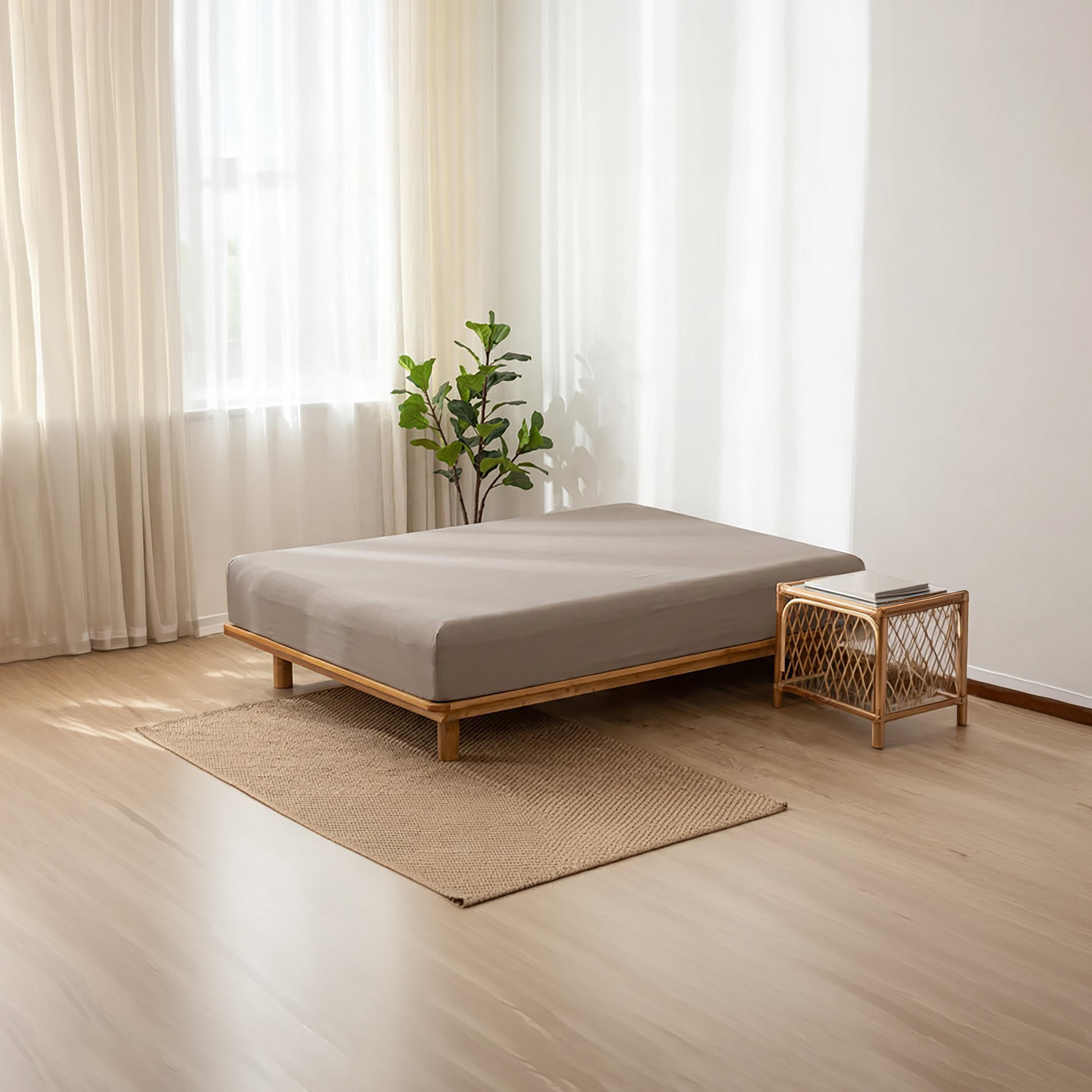 ملاءة سرير دونيتيلا الحديثة المضادة للحساسية مقاس سوبر كينج - 200 × 200 سم-household-bedding-sheetsandpillowcases-fittedsheets-image-3