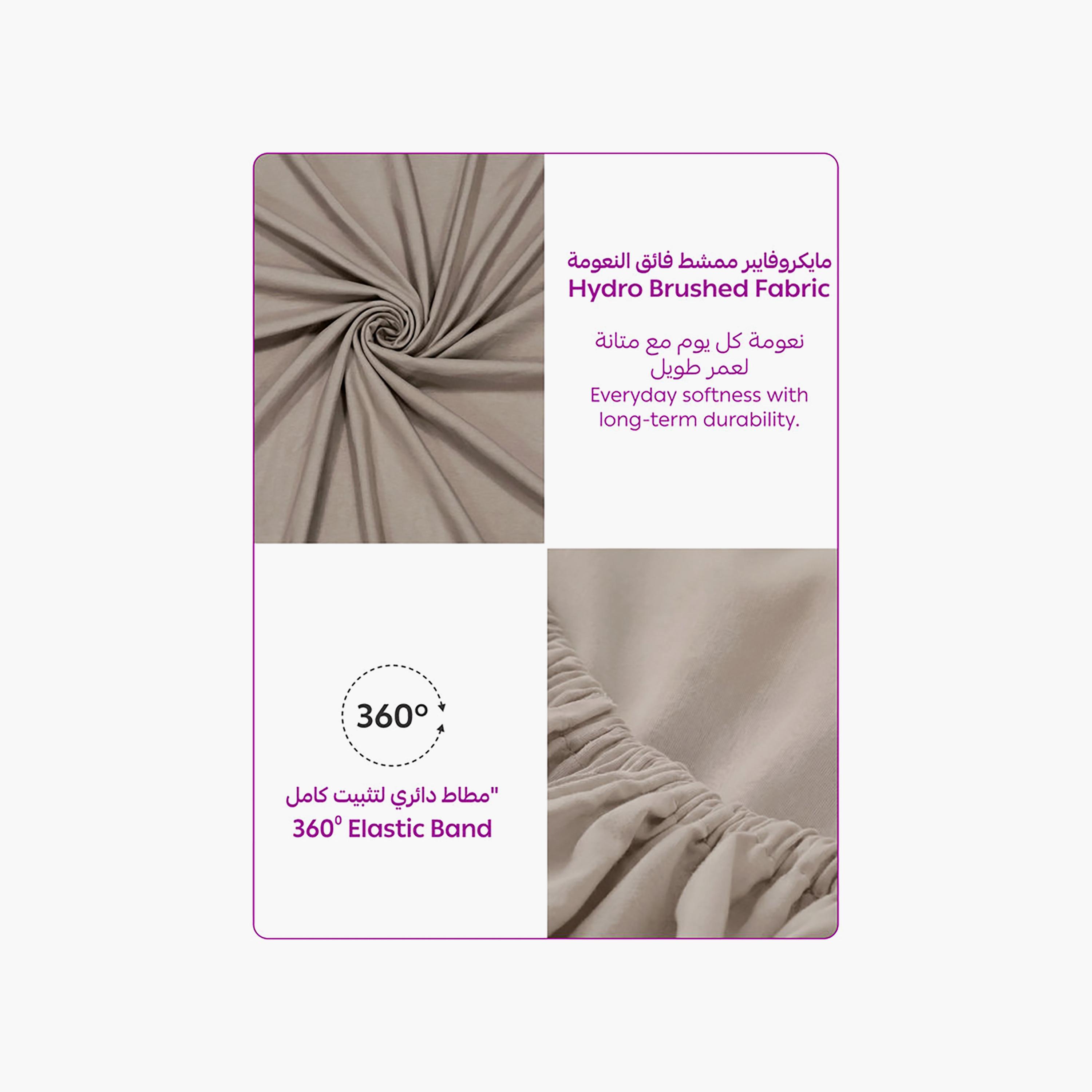 ملاءة سرير دونيتيلا الحديثة المضادة للحساسية مقاس سوبر كينج - 200 × 200 سم-household-bedding-sheetsandpillowcases-fittedsheets-image-6