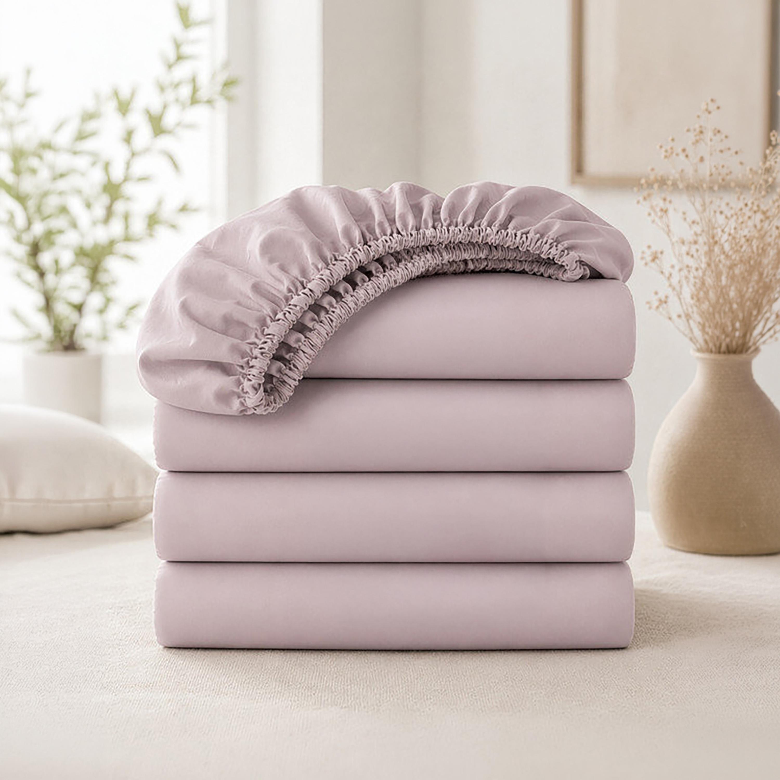 Donetella Modern Hypoallergenic Super King Fitted Sheet - 200X200Cm-household-bedding-sheetsandpillowcases-fittedsheets-image-1