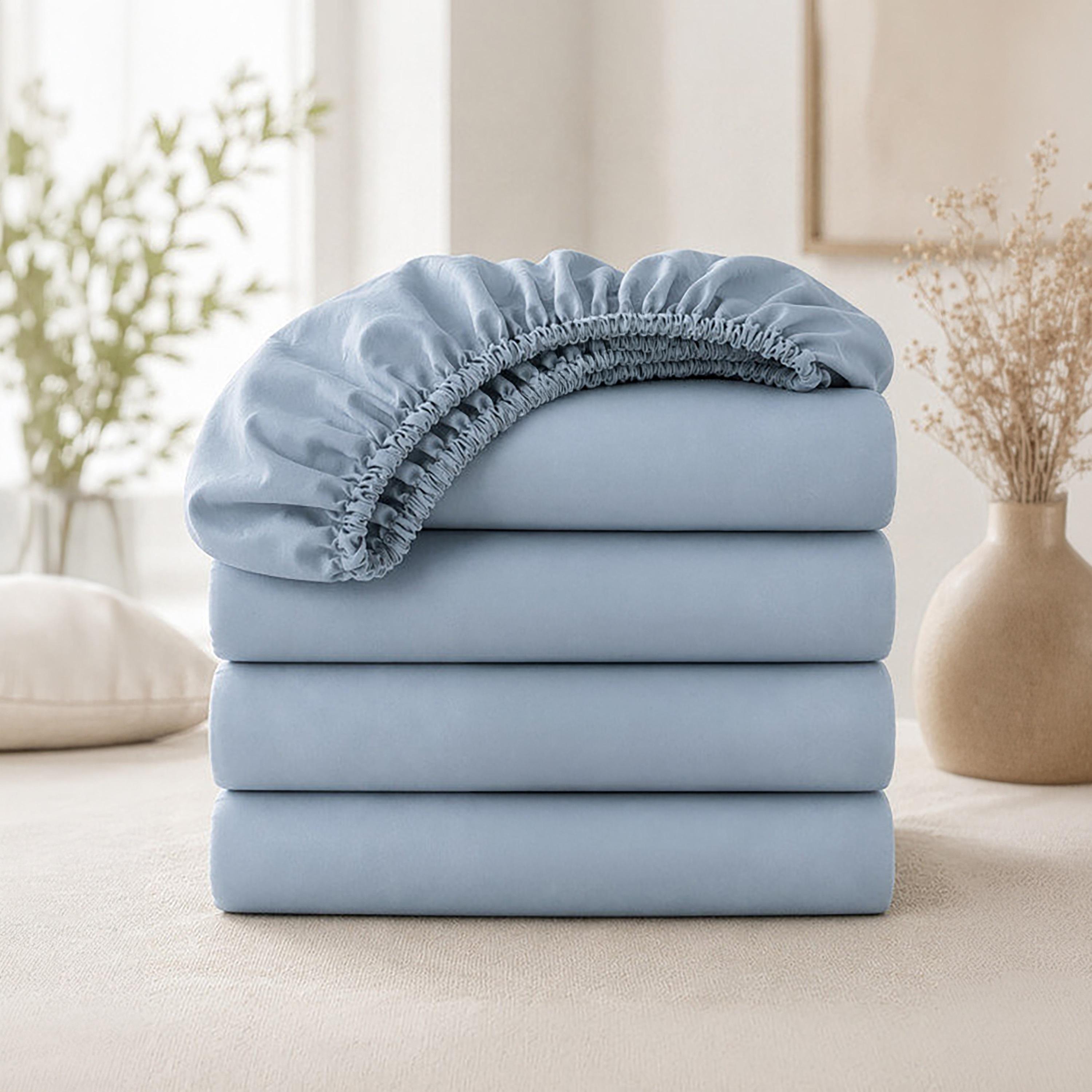 ملاءة سرير دونيتيلا الحديثة المضادة للحساسية مقاس سوبر كينج - 200 × 200 سم-household-bedding-sheetsandpillowcases-fittedsheets-image-1