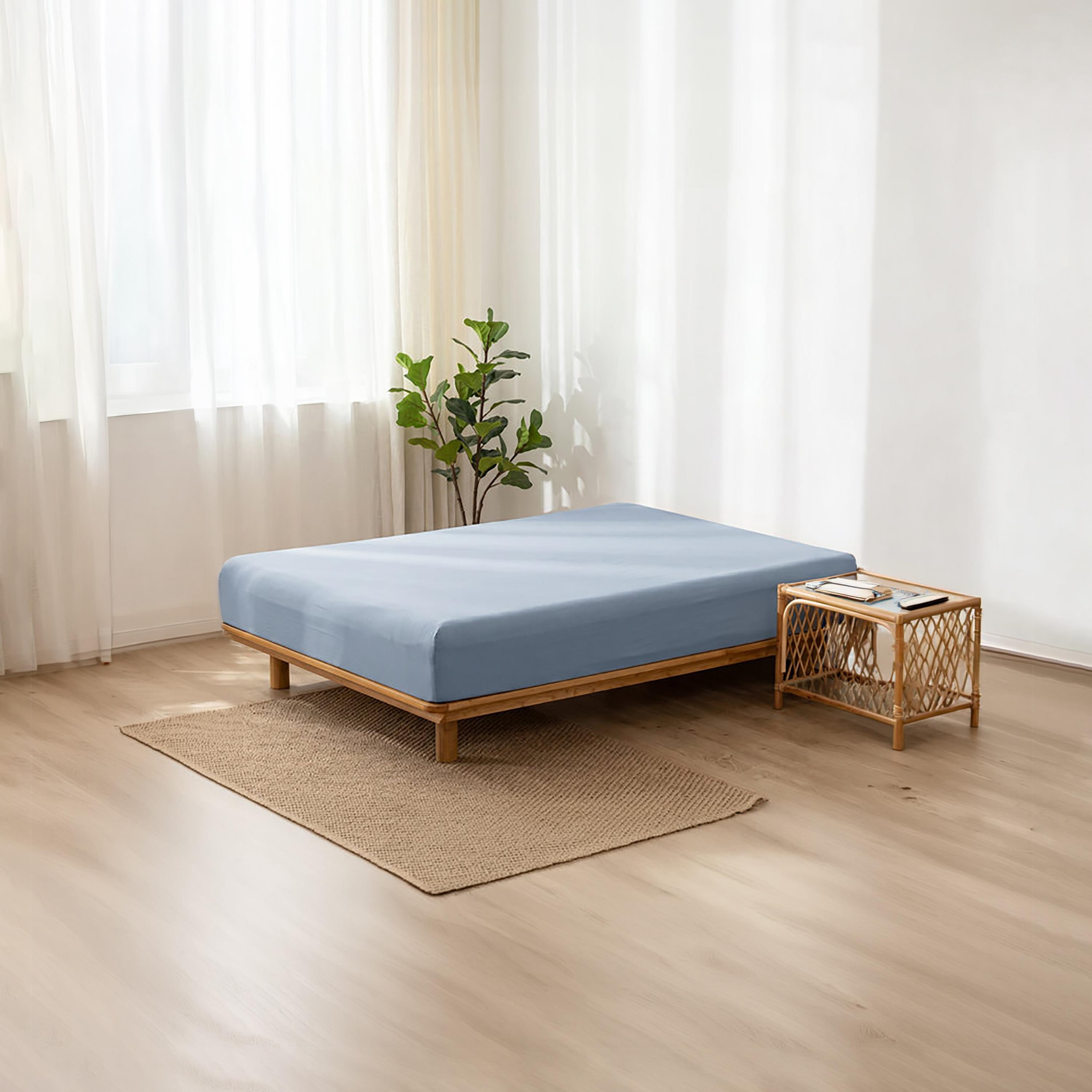 ملاءة سرير دونيتيلا الحديثة المضادة للحساسية مقاس سوبر كينج - 200 × 200 سم-household-bedding-sheetsandpillowcases-fittedsheets-image-3