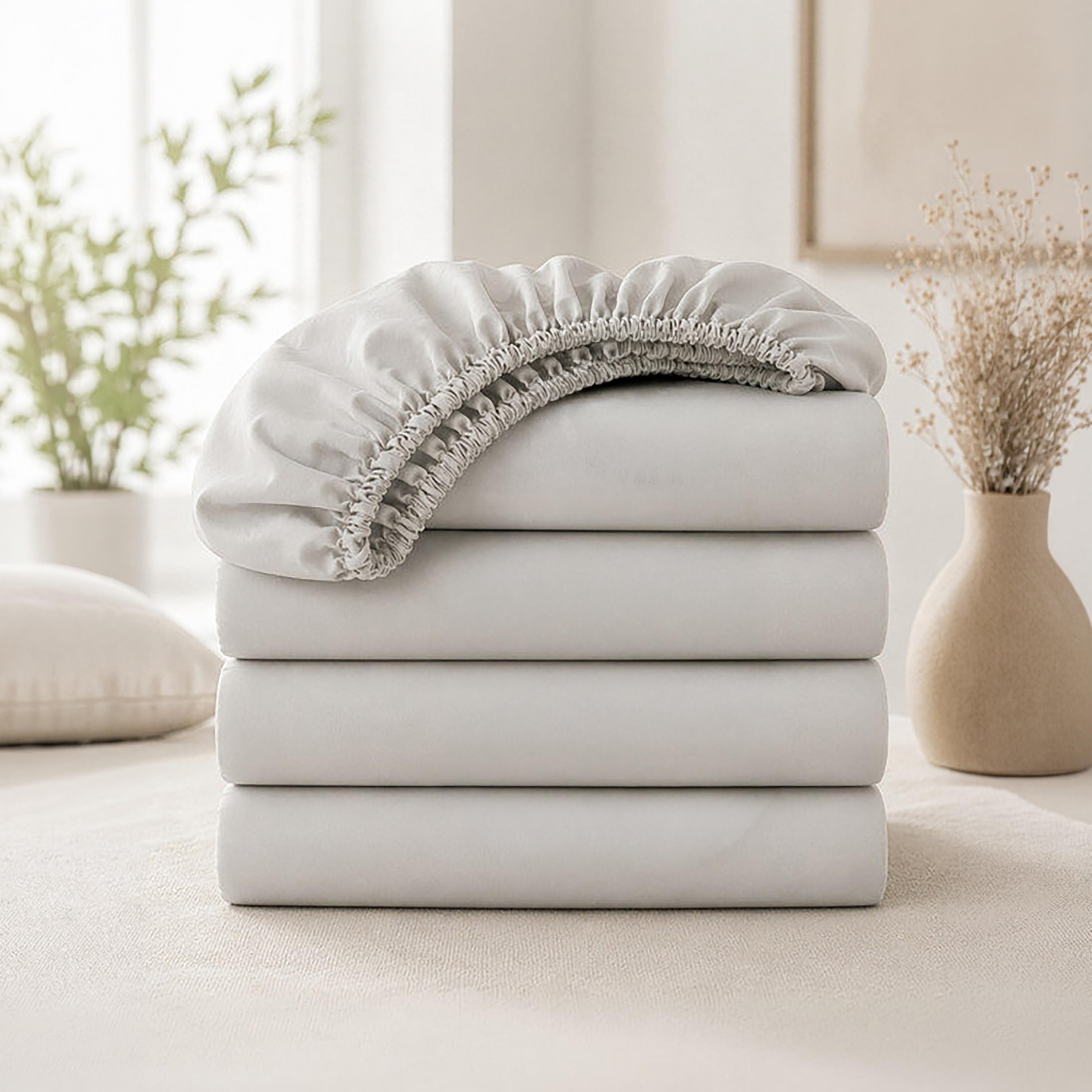 ملاءة سرير دونيتيلا الحديثة المضادة للحساسية مقاس سوبر كينج - 200 × 200 سم-household-bedding-sheetsandpillowcases-fittedsheets-image-1