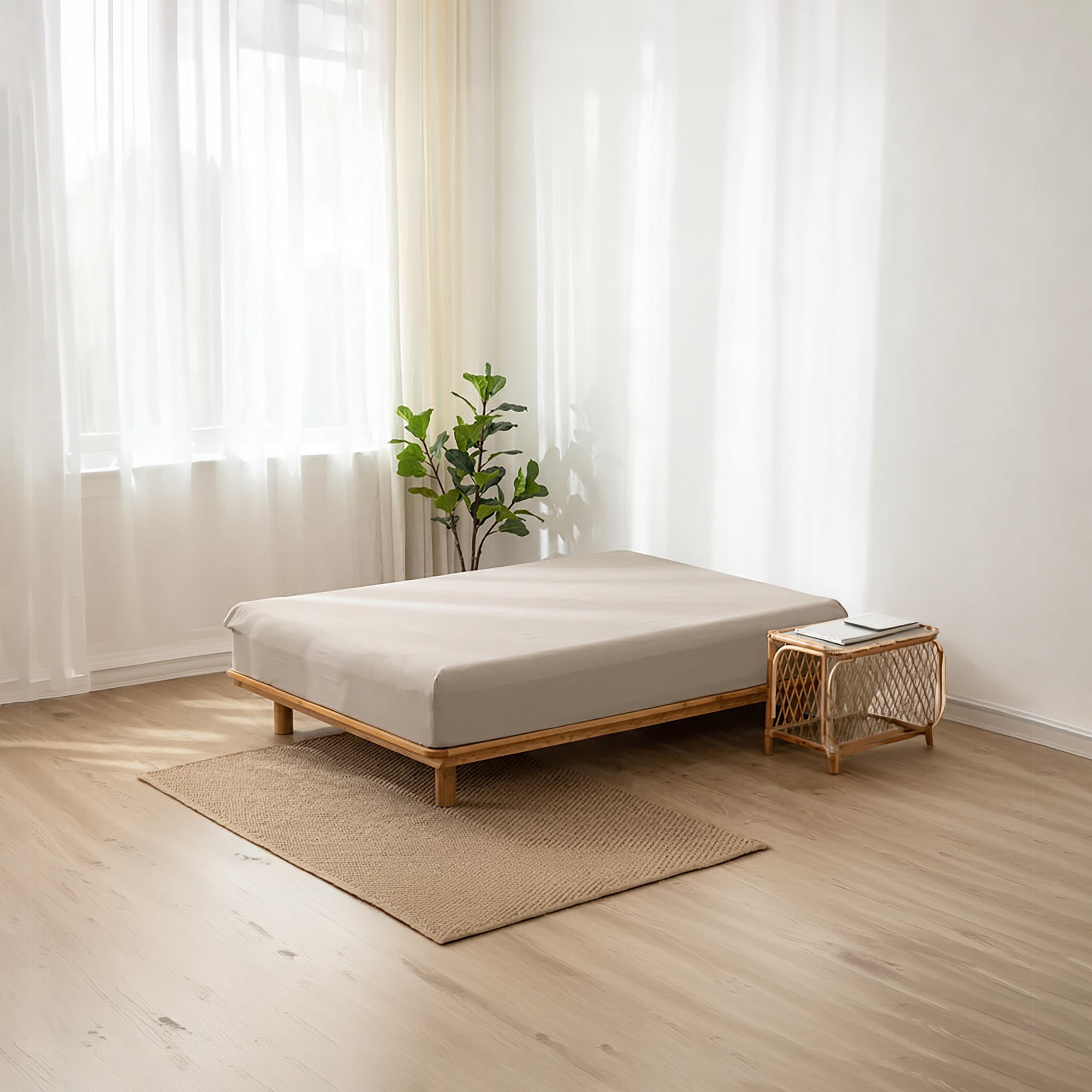 ملاءة سرير دونيتيلا الحديثة المضادة للحساسية مقاس سوبر كينج - 200 × 200 سم-household-bedding-sheetsandpillowcases-fittedsheets-image-3