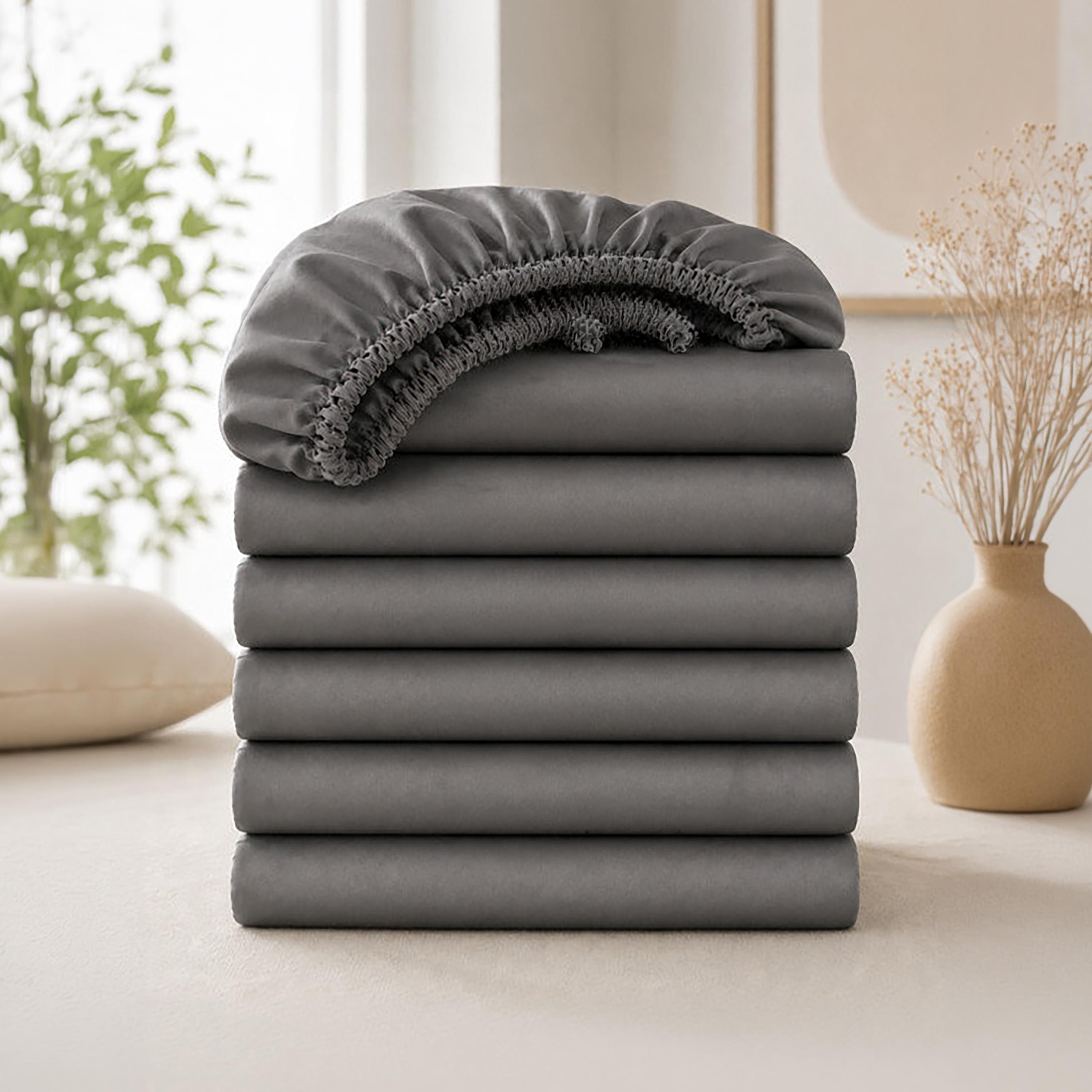 ملاءة سرير دونيتيلا الحديثة المضادة للحساسية مقاس سوبر كينج - 200 × 200 سم-household-bedding-sheetsandpillowcases-fittedsheets-image-1