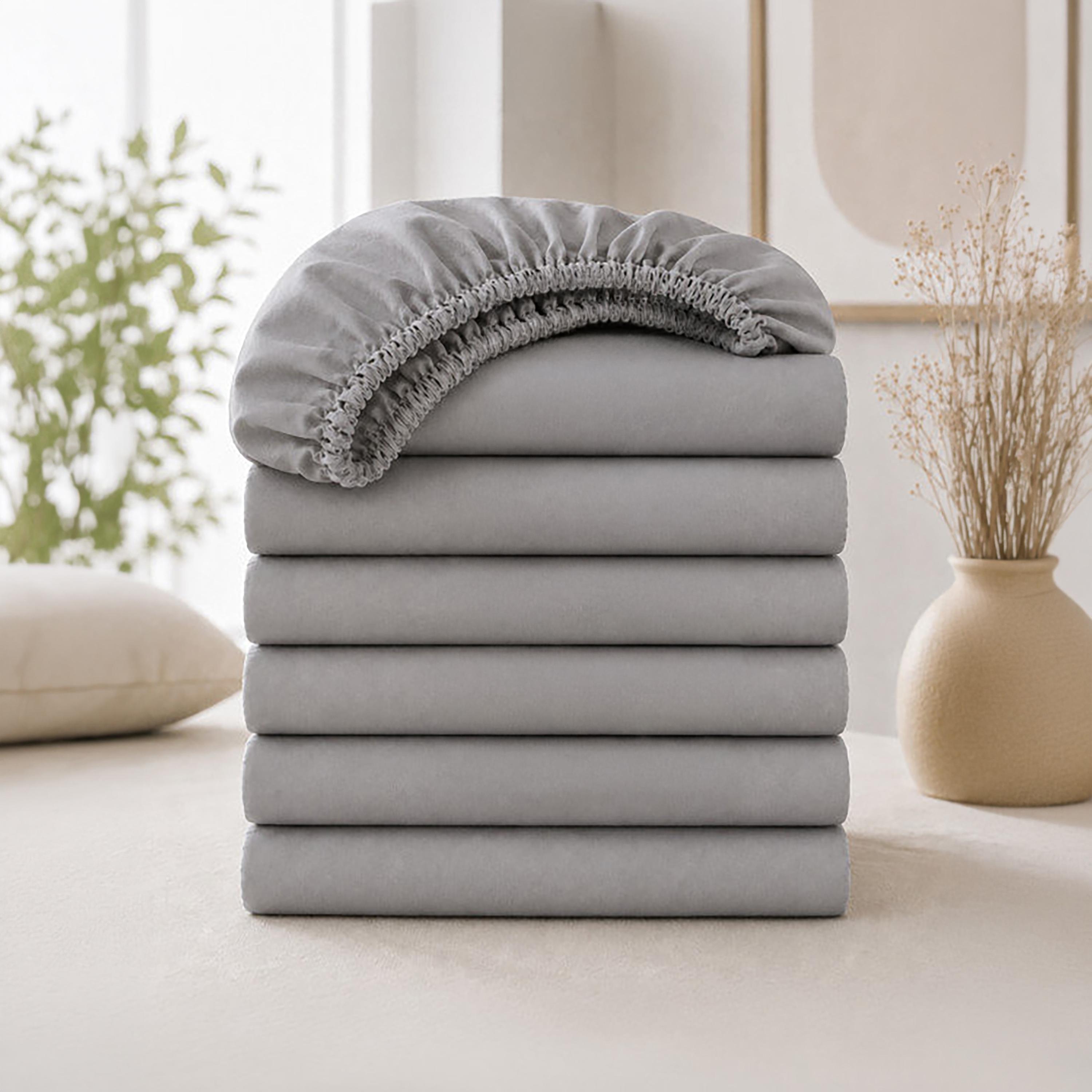 Donetella Modern Hypoallergenic Super King Fitted Sheet - 200X200Cm-household-bedding-sheetsandpillowcases-fittedsheets-image-1