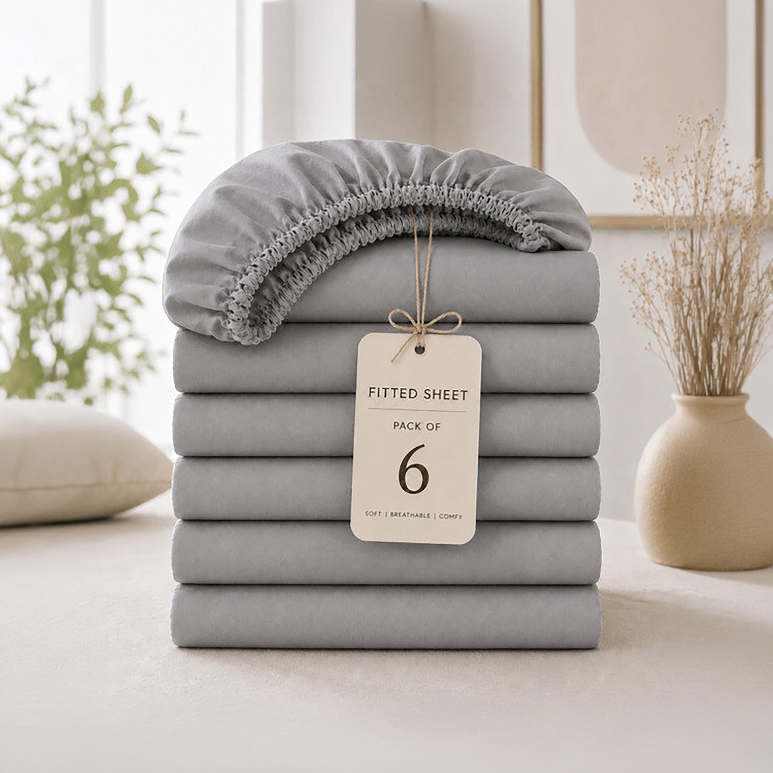 Donetella Modern Hypoallergenic Super King Fitted Sheet - 200X200Cm-household-bedding-sheetsandpillowcases-fittedsheets-image-8