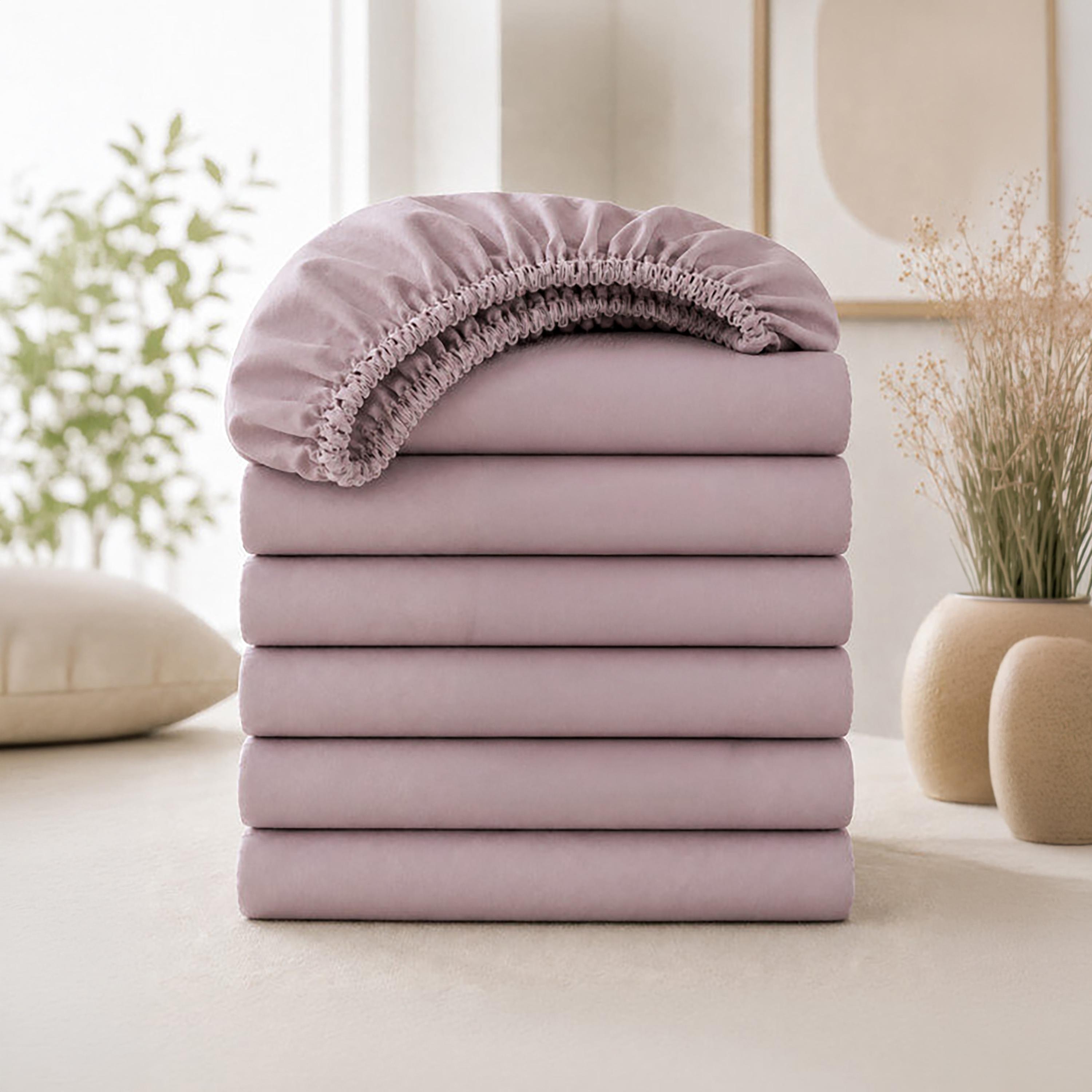Donetella Modern Hypoallergenic Super King Fitted Sheet - 200X200Cm-household-bedding-sheetsandpillowcases-fittedsheets-image-1