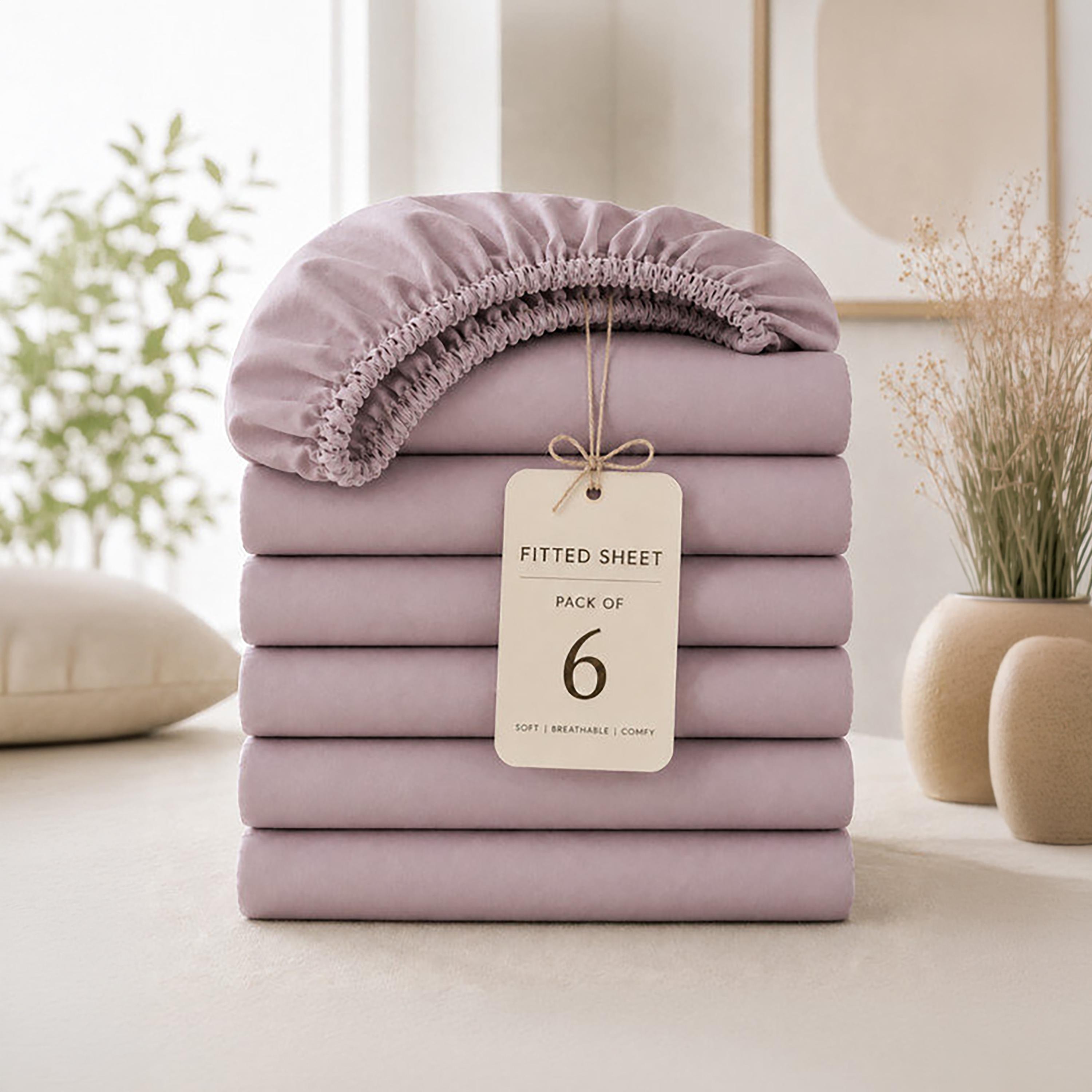 Donetella Modern Hypoallergenic Super King Fitted Sheet - 200X200Cm-household-bedding-sheetsandpillowcases-fittedsheets-image-8