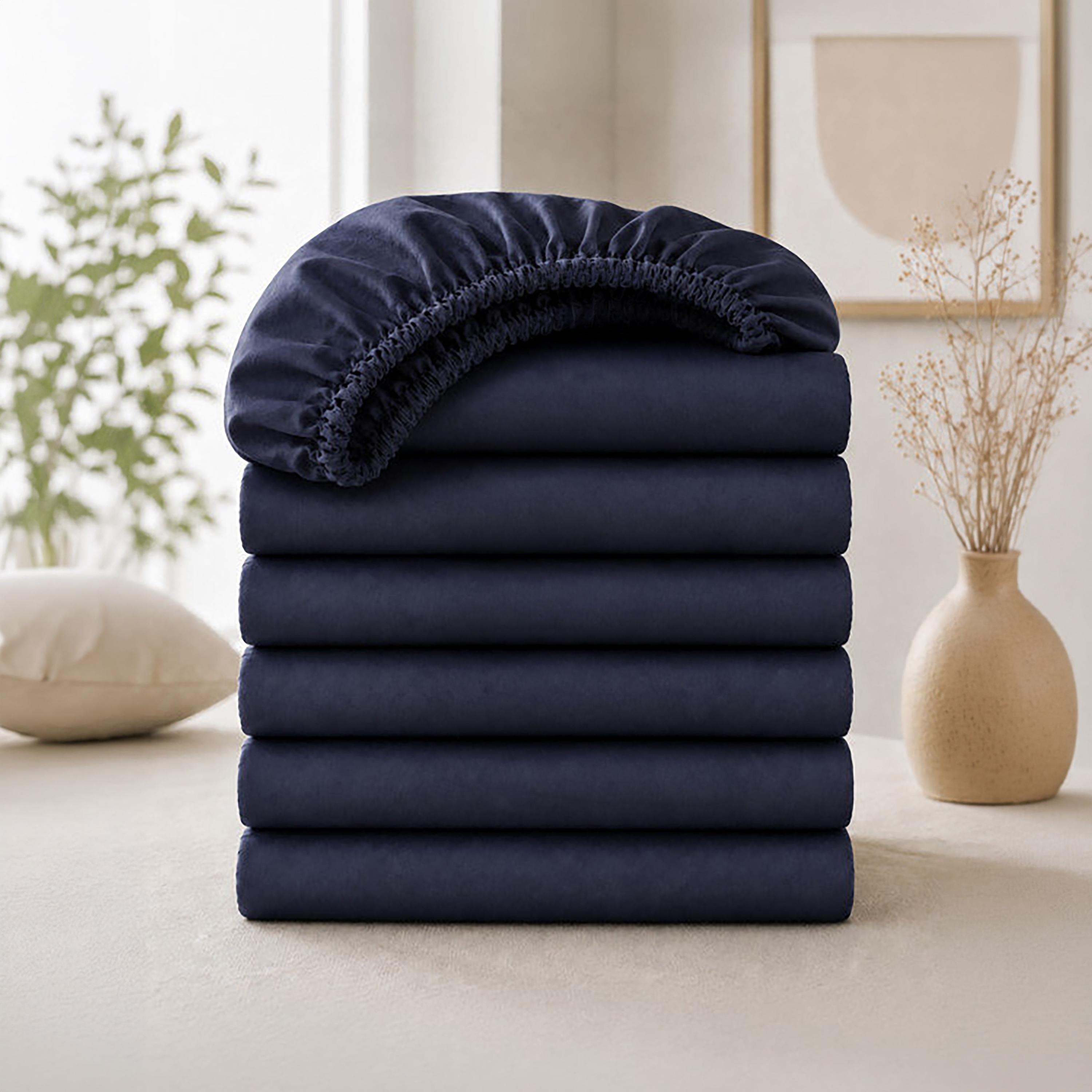 ملاءة سرير دونيتيلا الحديثة المضادة للحساسية مقاس سوبر كينج - 200 × 200 سم-household-bedding-sheetsandpillowcases-fittedsheets-image-1