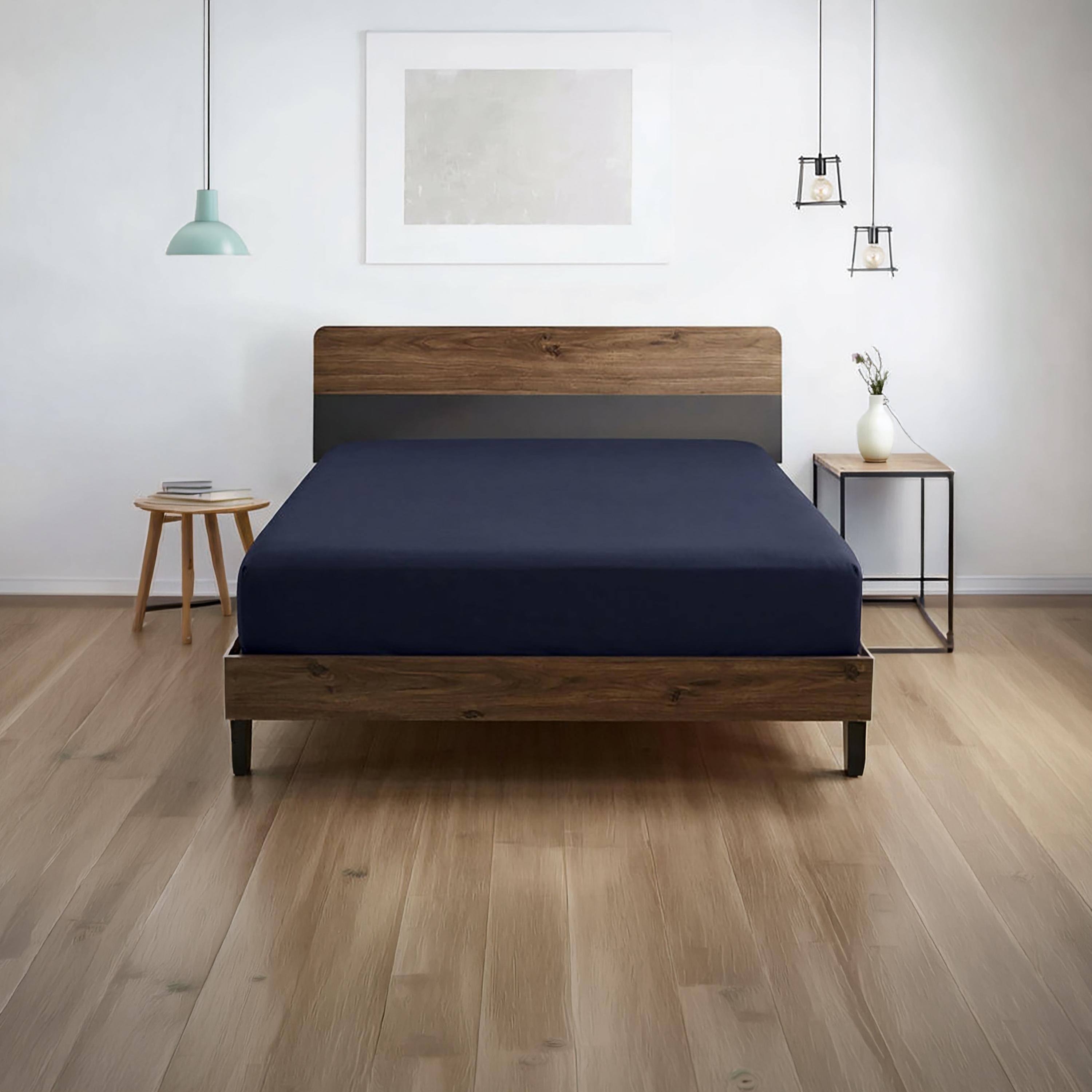 ملاءة سرير دونيتيلا الحديثة المضادة للحساسية مقاس سوبر كينج - 200 × 200 سم-household-bedding-sheetsandpillowcases-fittedsheets-image-2
