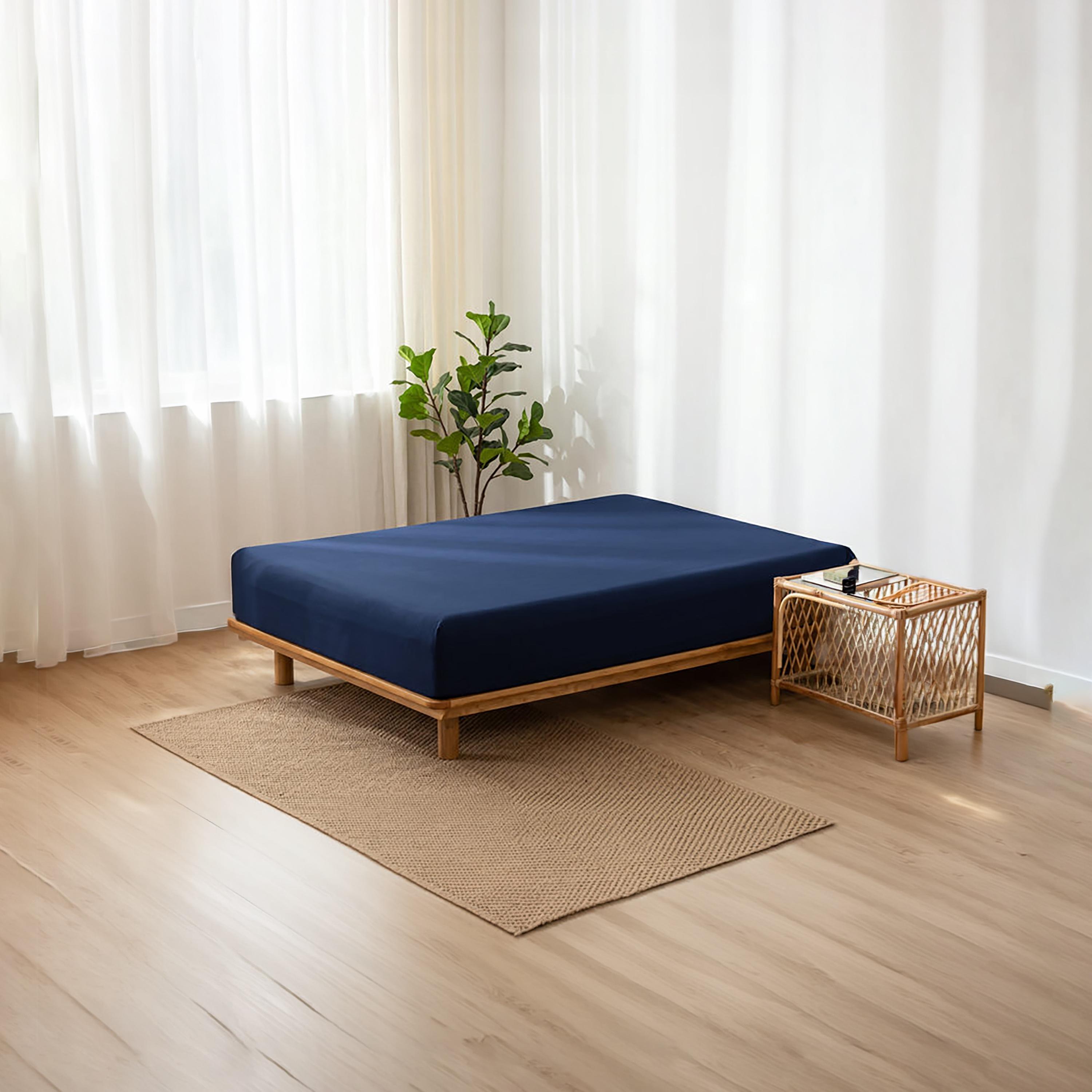 ملاءة سرير دونيتيلا الحديثة المضادة للحساسية مقاس سوبر كينج - 200 × 200 سم-household-bedding-sheetsandpillowcases-fittedsheets-image-3