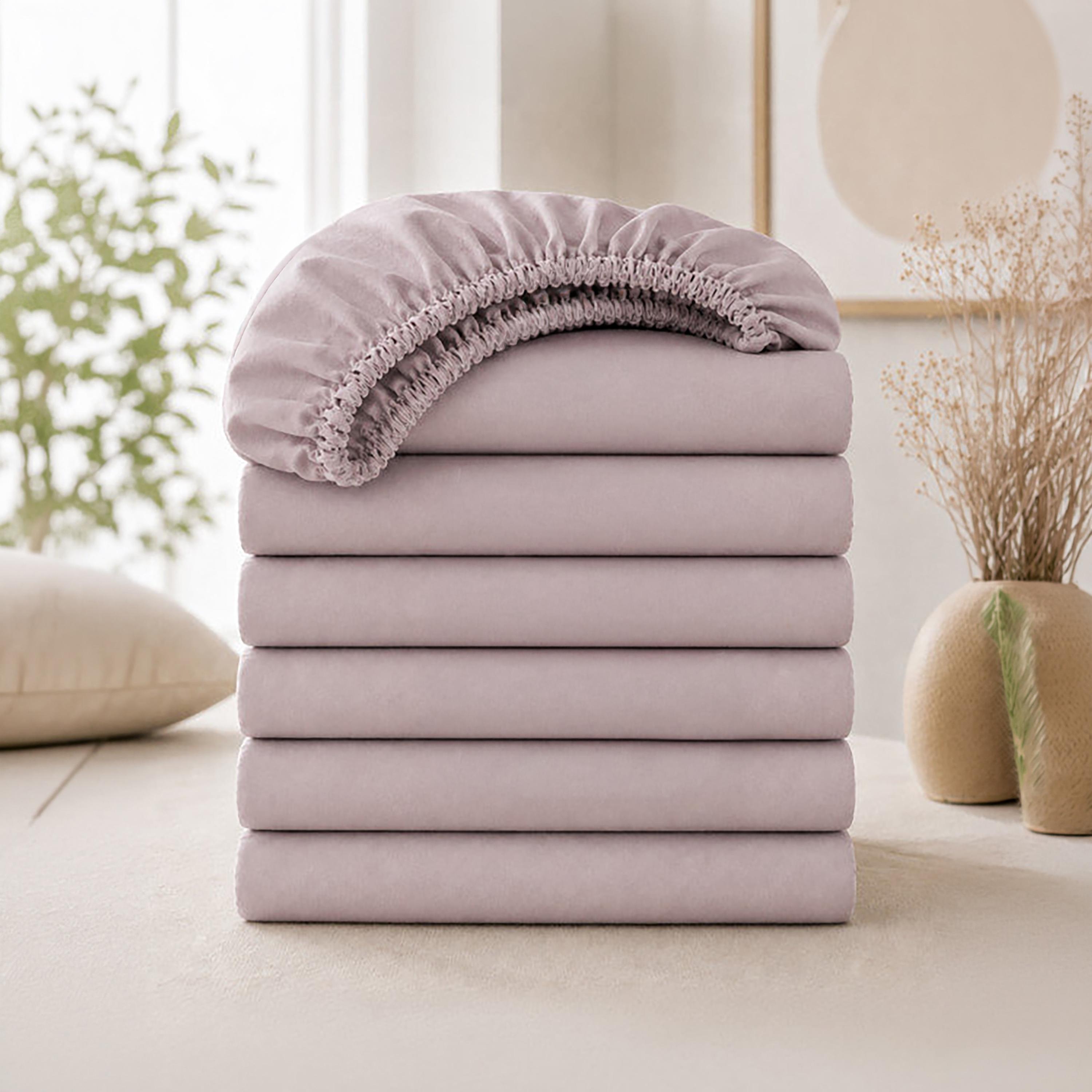 ملاءة سرير دونيتيلا الحديثة المضادة للحساسية مقاس سوبر كينج - 200 × 200 سم-household-bedding-sheetsandpillowcases-fittedsheets-image-1