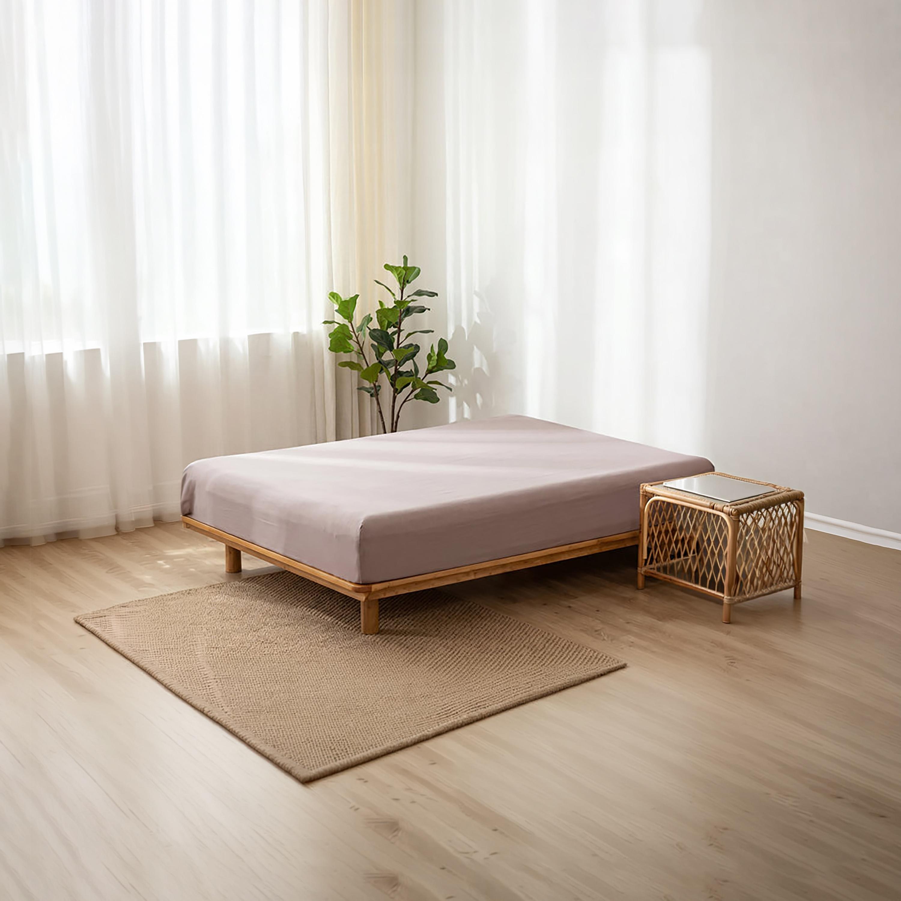 ملاءة سرير دونيتيلا الحديثة المضادة للحساسية مقاس سوبر كينج - 200 × 200 سم-household-bedding-sheetsandpillowcases-fittedsheets-image-3