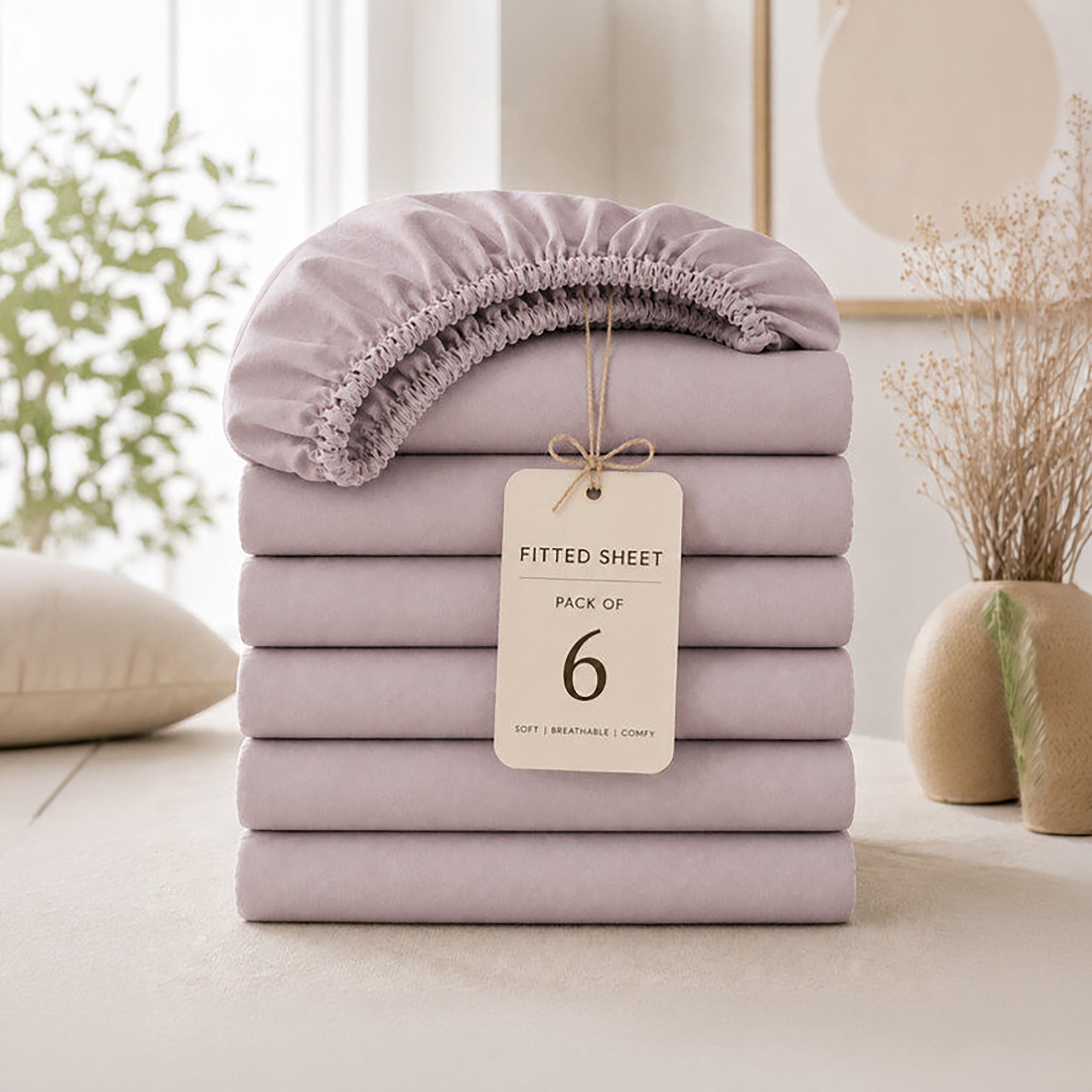 ملاءة سرير دونيتيلا الحديثة المضادة للحساسية مقاس سوبر كينج - 200 × 200 سم-household-bedding-sheetsandpillowcases-fittedsheets-image-8