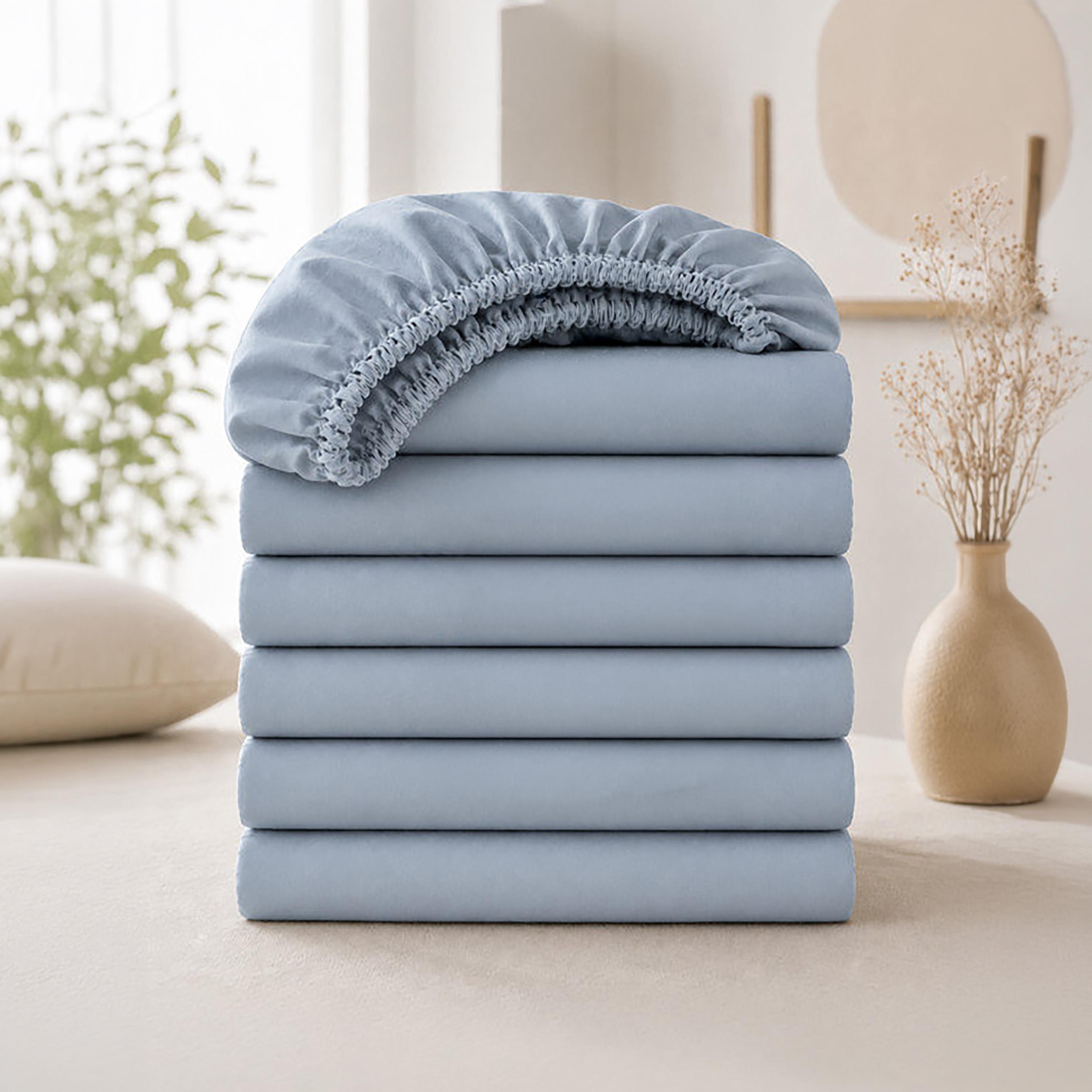 ملاءة سرير دونيتيلا الحديثة المضادة للحساسية مقاس سوبر كينج - 200 × 200 سم-household-bedding-sheetsandpillowcases-fittedsheets-image-1
