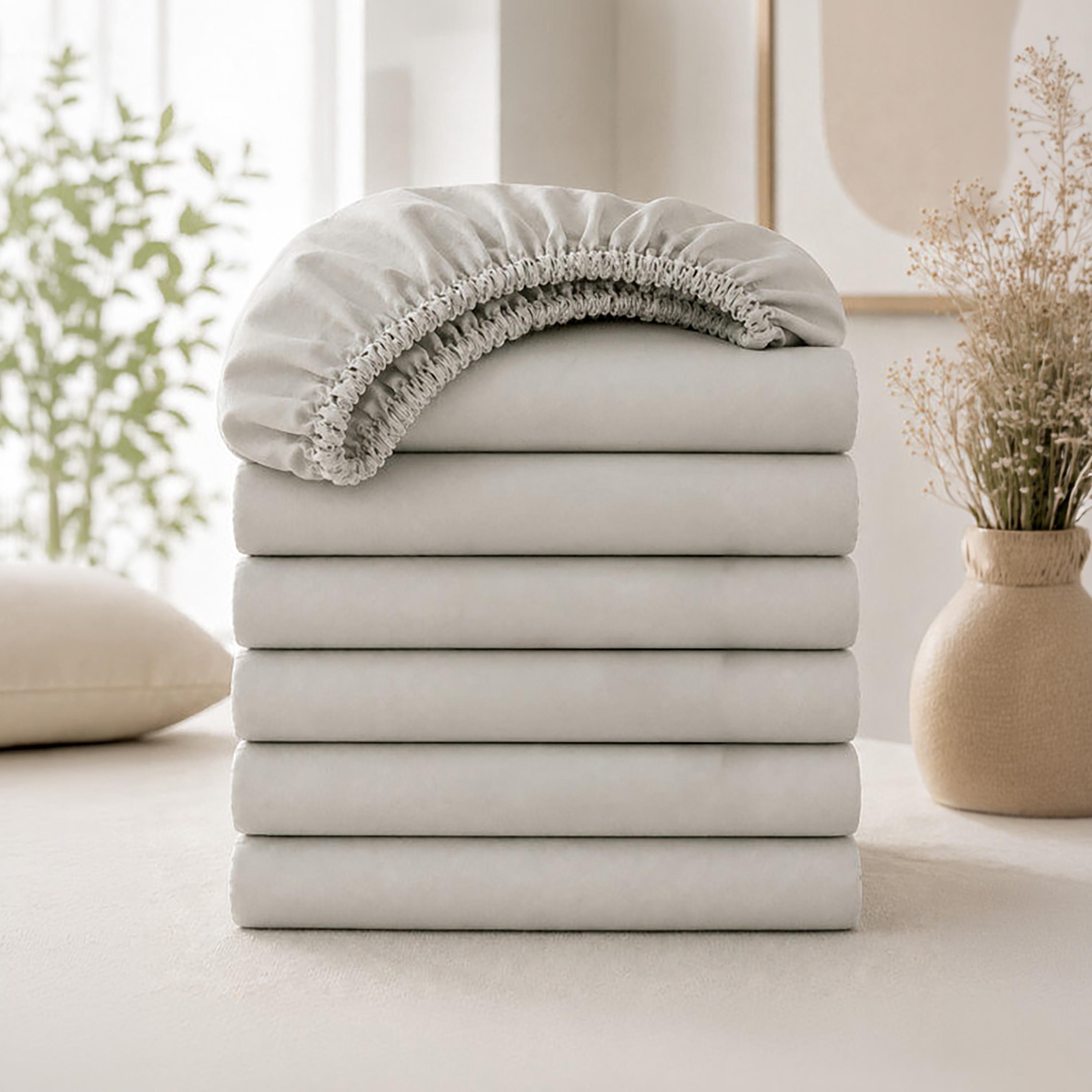 Donetella Modern Hypoallergenic Super King Fitted Sheet - 200X200Cm-household-bedding-sheetsandpillowcases-fittedsheets-image-1