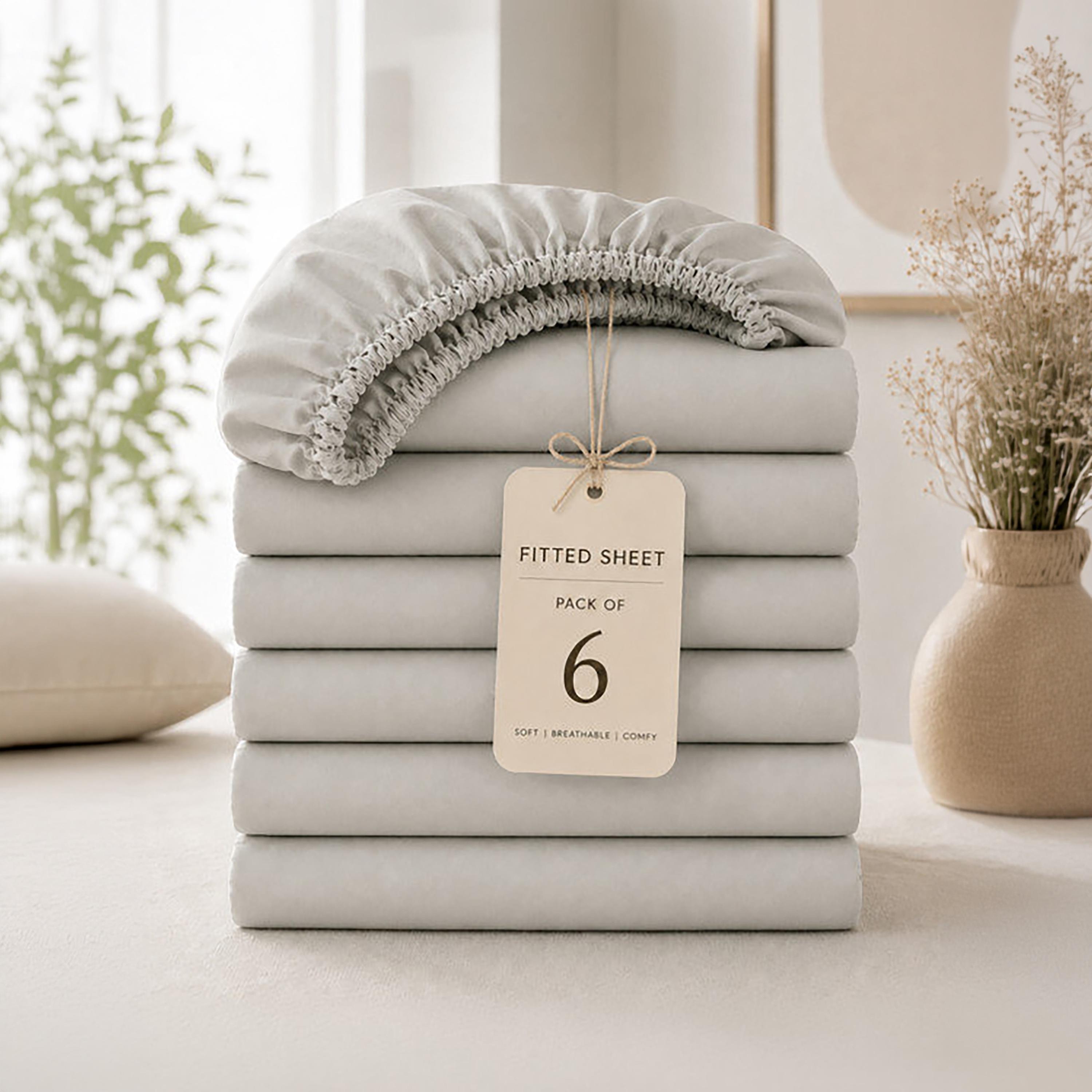 Donetella Modern Hypoallergenic Super King Fitted Sheet - 200X200Cm-household-bedding-sheetsandpillowcases-fittedsheets-image-8