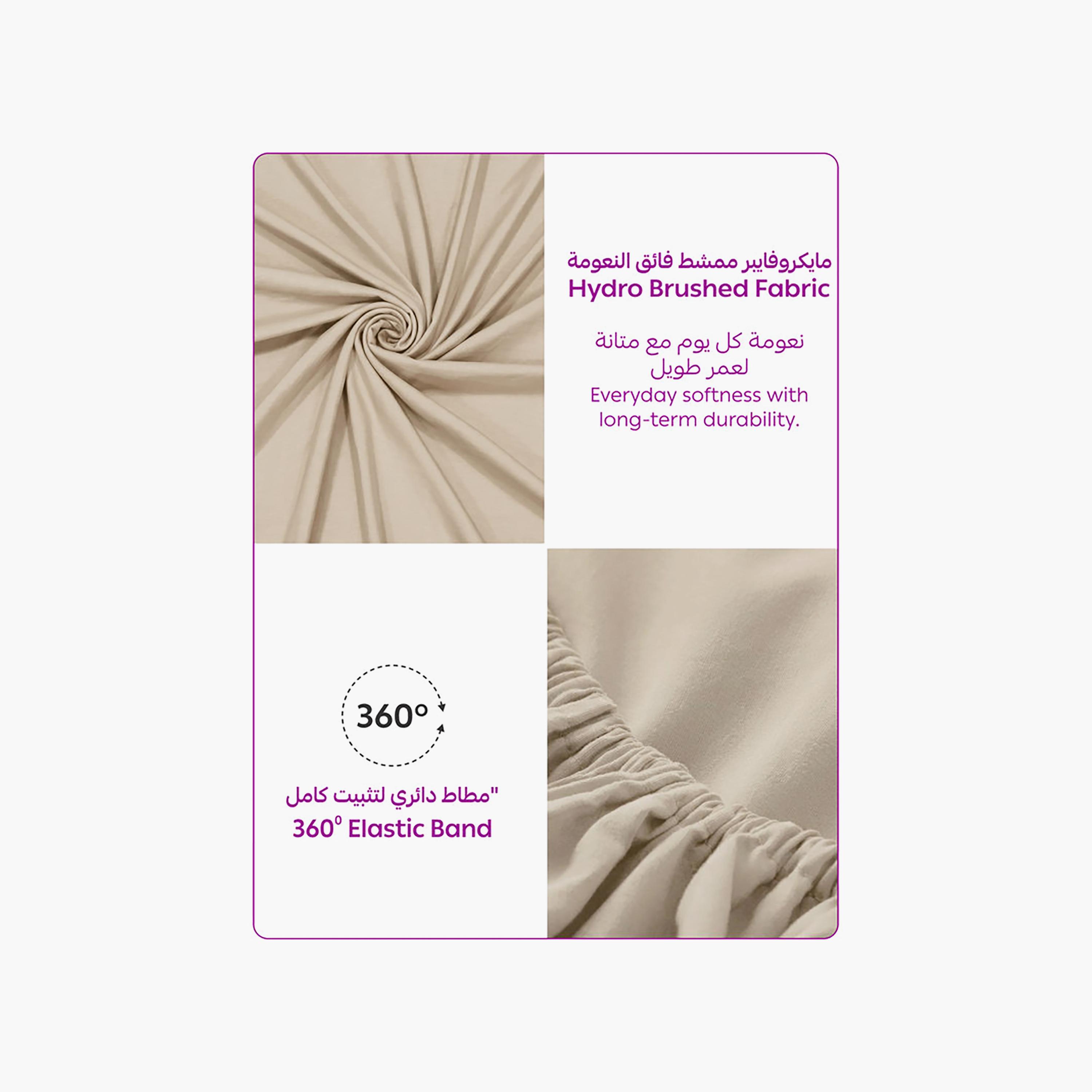 Donetella Modern Hypoallergenic King Fitted Sheet - 180X200Cm-household-bedding-sheetsandpillowcases-fittedsheets-image-4