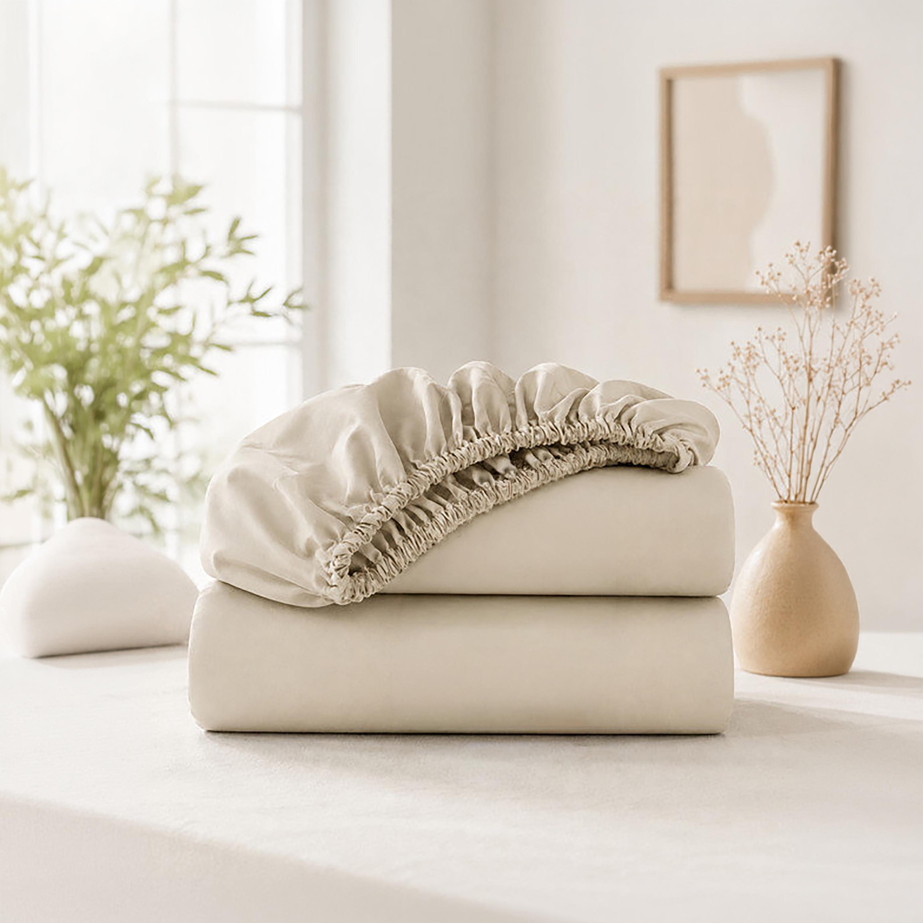 Donetella Modern Hypoallergenic King Fitted Sheet - 180X200Cm-household-bedding-sheetsandpillowcases-fittedsheets-image-1